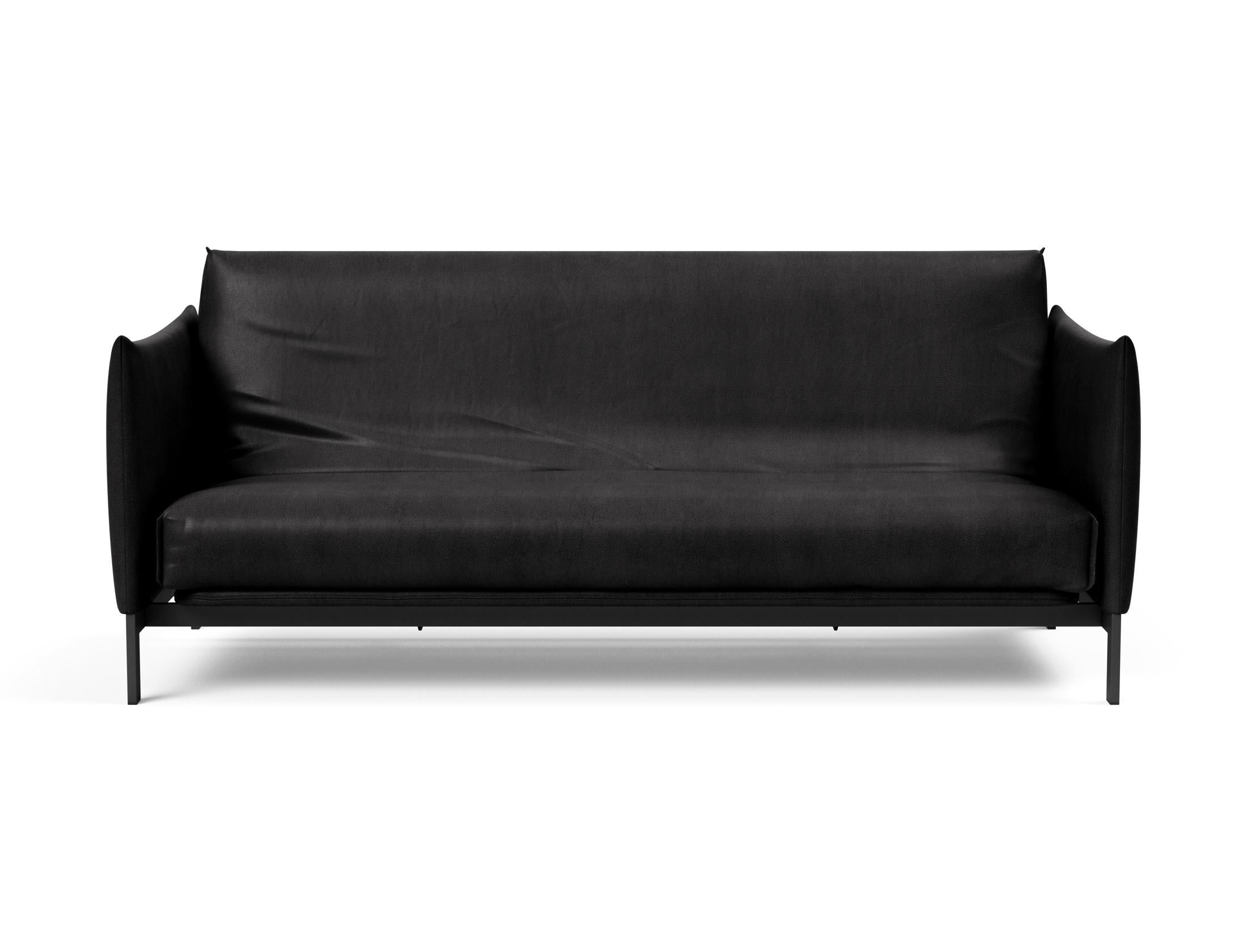 Erleben Sie das Junus 140 Bettsofa mit stilvollem Nordic Cover und Soft Spring, perfekt für gemütliche Abende und stilvolle Einrichtung.