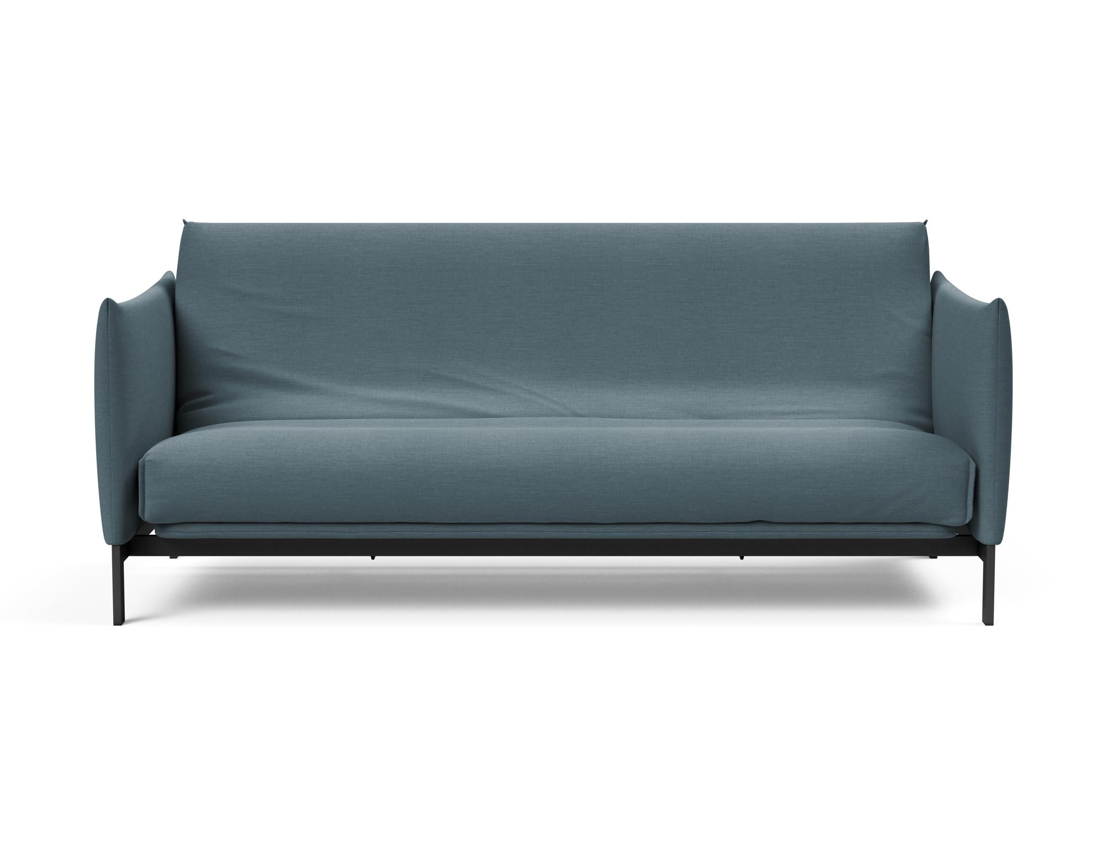 Erleben Sie das Junus 140 Bettsofa mit stilvollem Nordic Cover und Soft Spring, perfekt für gemütliche Abende und stilvolle Einrichtung.