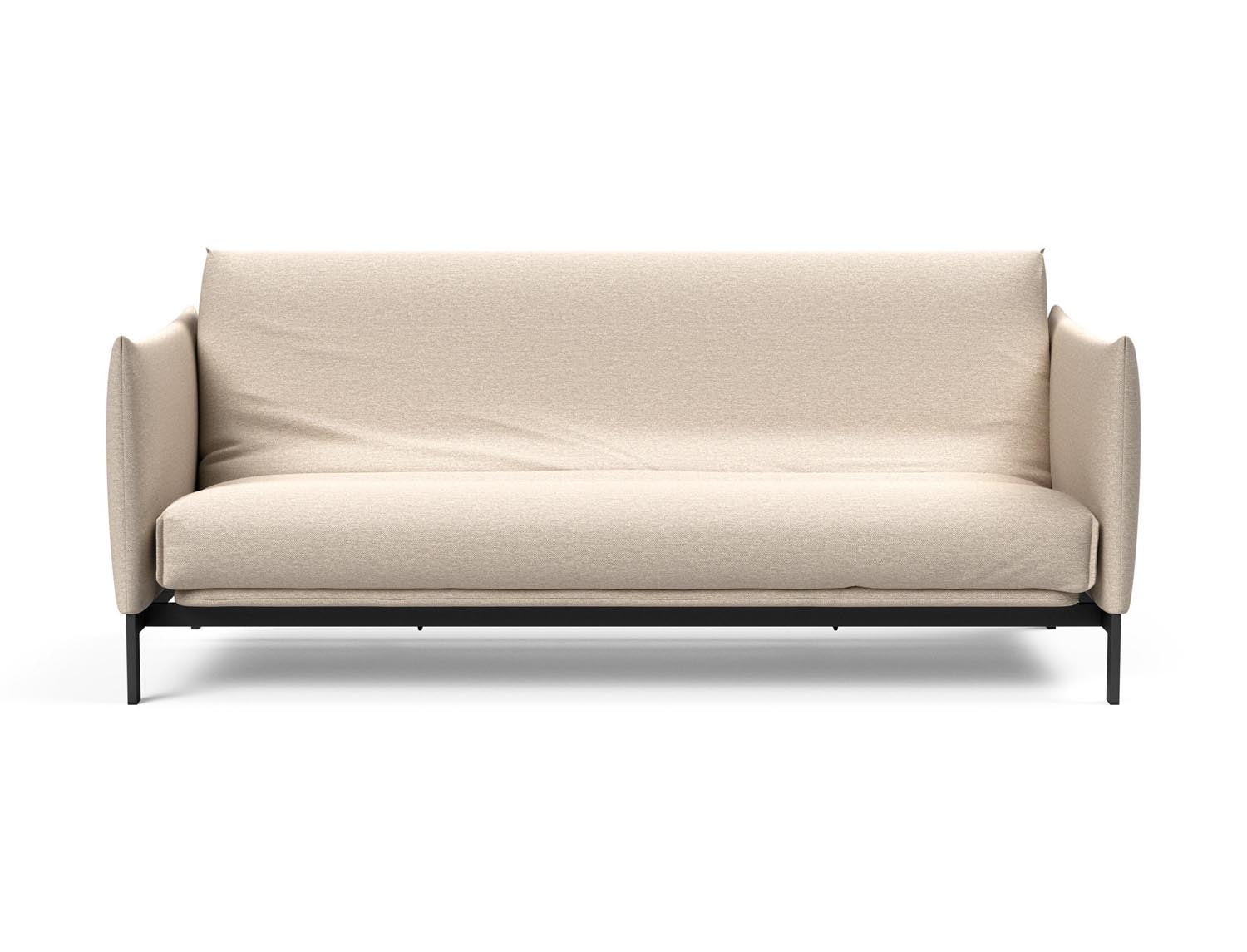 Erleben Sie das Junus 140 Bettsofa mit stilvollem Nordic Cover und Soft Spring, perfekt für gemütliche Abende und stilvolle Einrichtung.