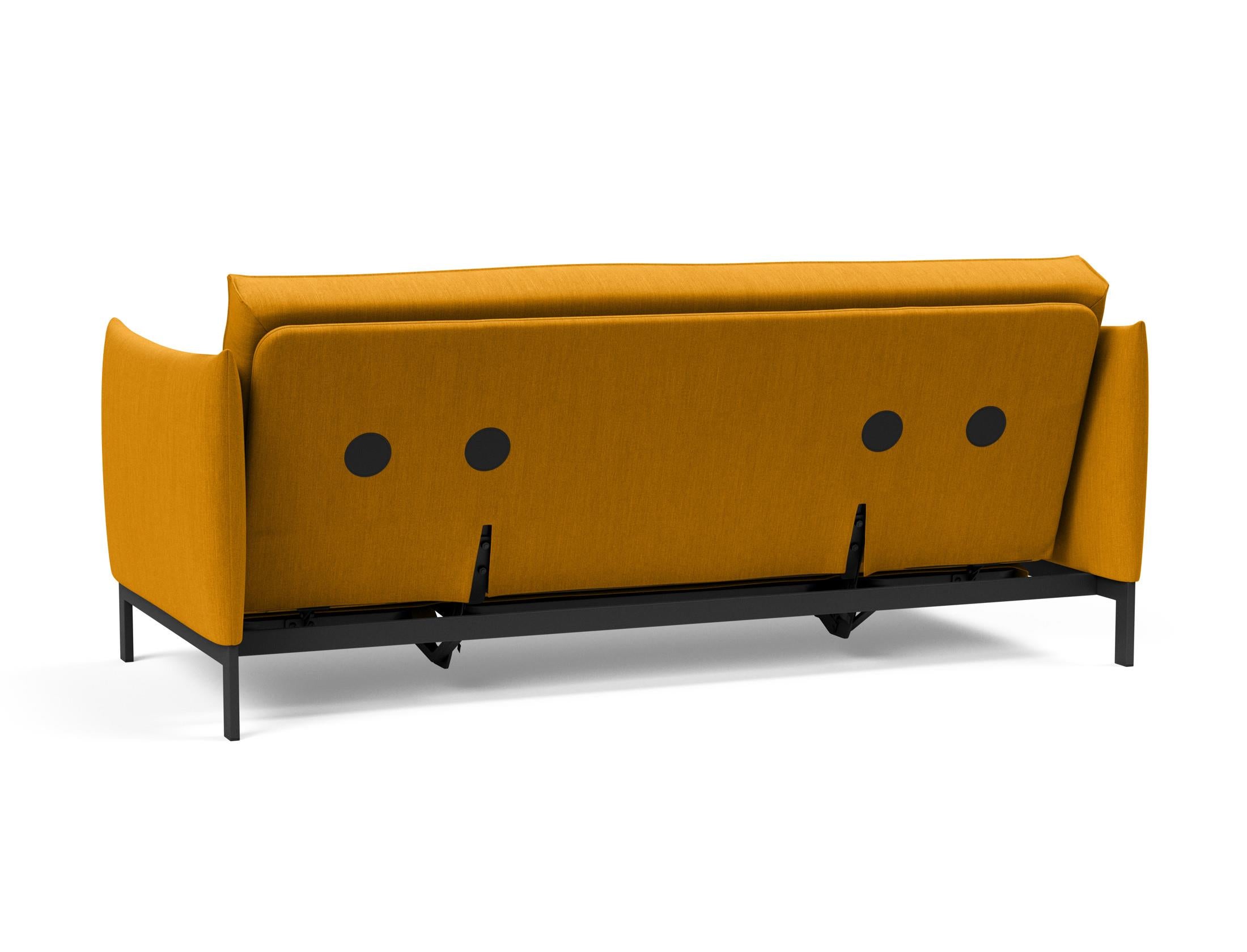 Erleben Sie das Junus 140 Bettsofa mit stilvollem Sharp Plus Cover und bequemer Soft Spring Polsterung – ideal für moderne Wohnräume!