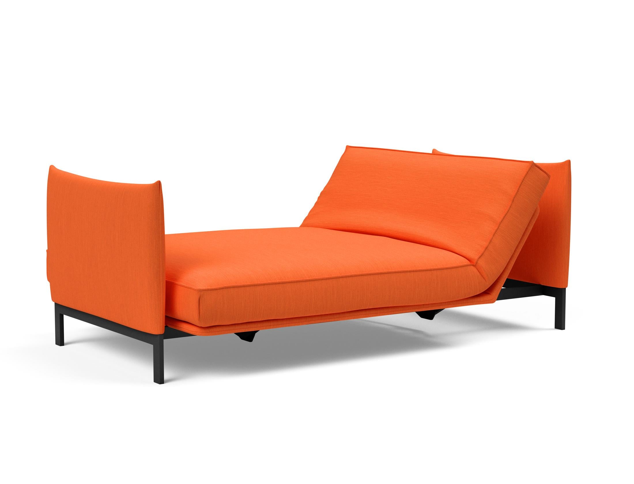 Erleben Sie das Junus 140 Bettsofa mit stilvollem Sharp Plus Cover und bequemer Soft Spring Polsterung – ideal für modernes Wohnen!