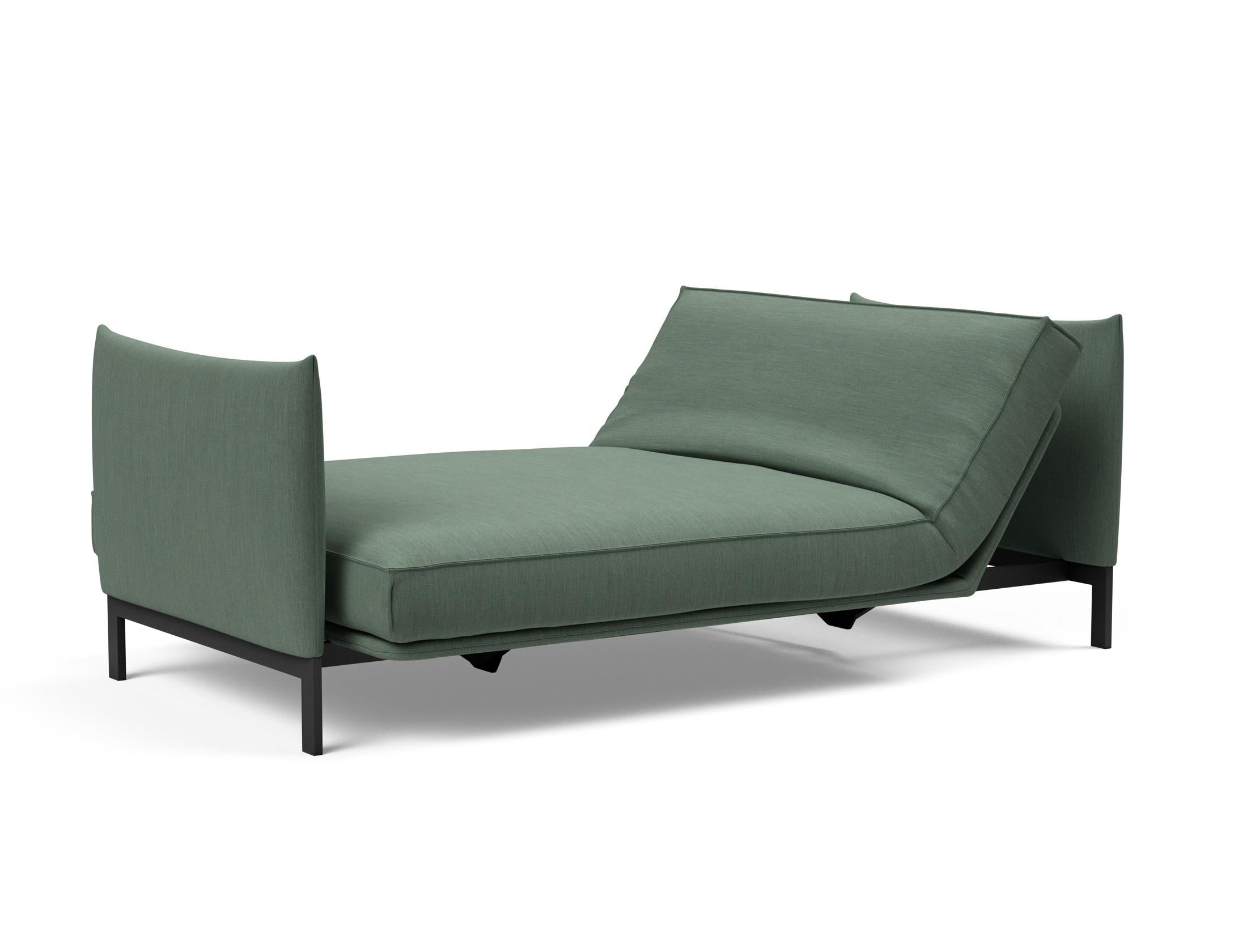 Erleben Sie das Junus 140 Bettsofa mit stilvollem Sharp Plus Cover und bequemer Soft Spring Polsterung – ideal für jeden Wohnraum!