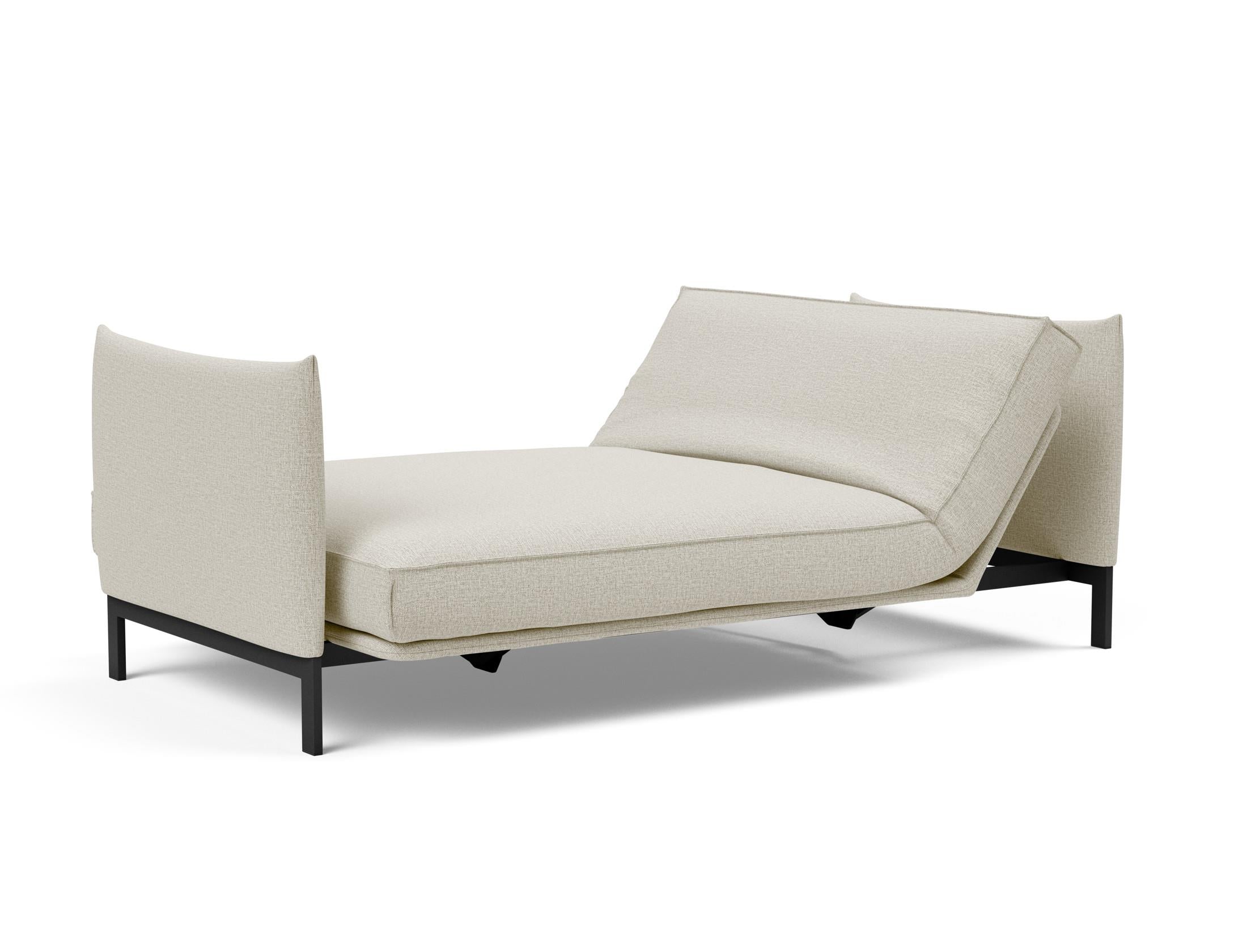 Erleben Sie das Junus 140 Bettsofa mit stilvollem Sharp Plus Cover und bequemer Soft Spring Polsterung – ideal für jeden Wohnraum!