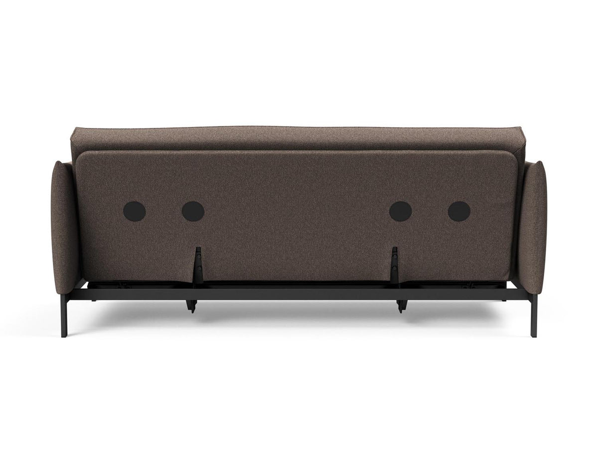 Junus 140 Bettsofa Sharp Plus Cover mit Gestellbezug Soft Spring in 530 Bouclé Taupe präsentiert im Onlineshop von KAQTU Design AG. Bettsofa ist von Innovation Living