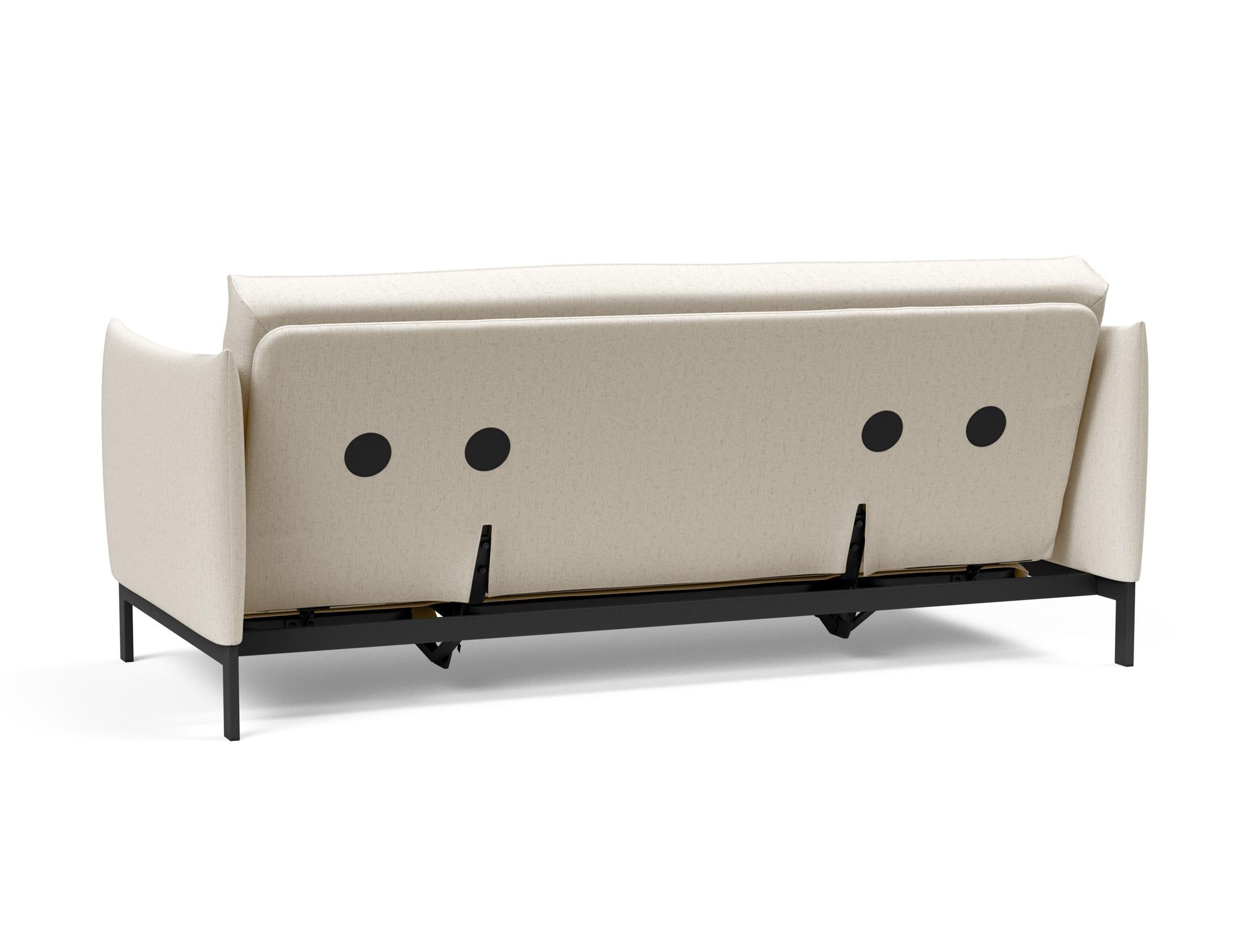 Erleben Sie das Junus 140 Bettsofa mit stilvollem Sharp Plus Cover und bequemer Soft Spring Polsterung – ideal für Ihr Zuhause!
