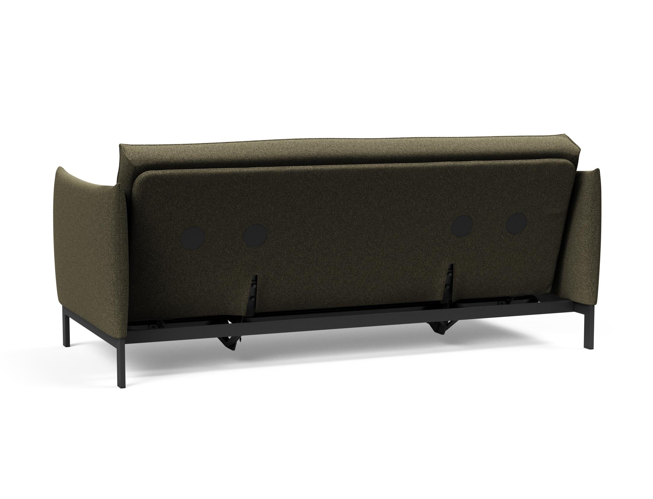 Erleben Sie das Junus 140 Bettsofa mit stilvollem Sharp Plus Cover und bequemer Soft Spring Polsterung – ideal für modernes Wohnen!