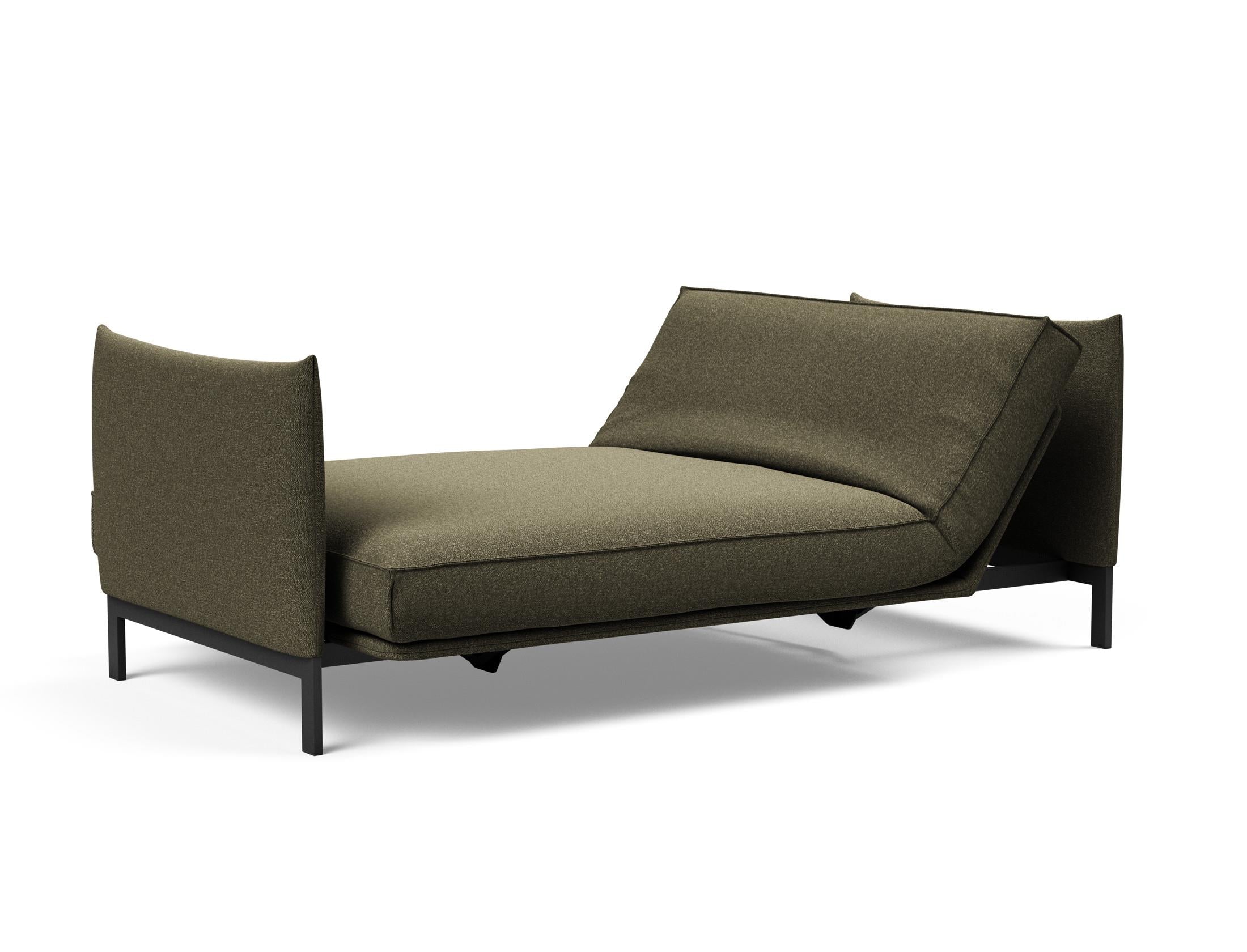 Erleben Sie das Junus 140 Bettsofa mit stilvollem Sharp Plus Cover und bequemer Soft Spring Polsterung – ideal für jeden Wohnraum!