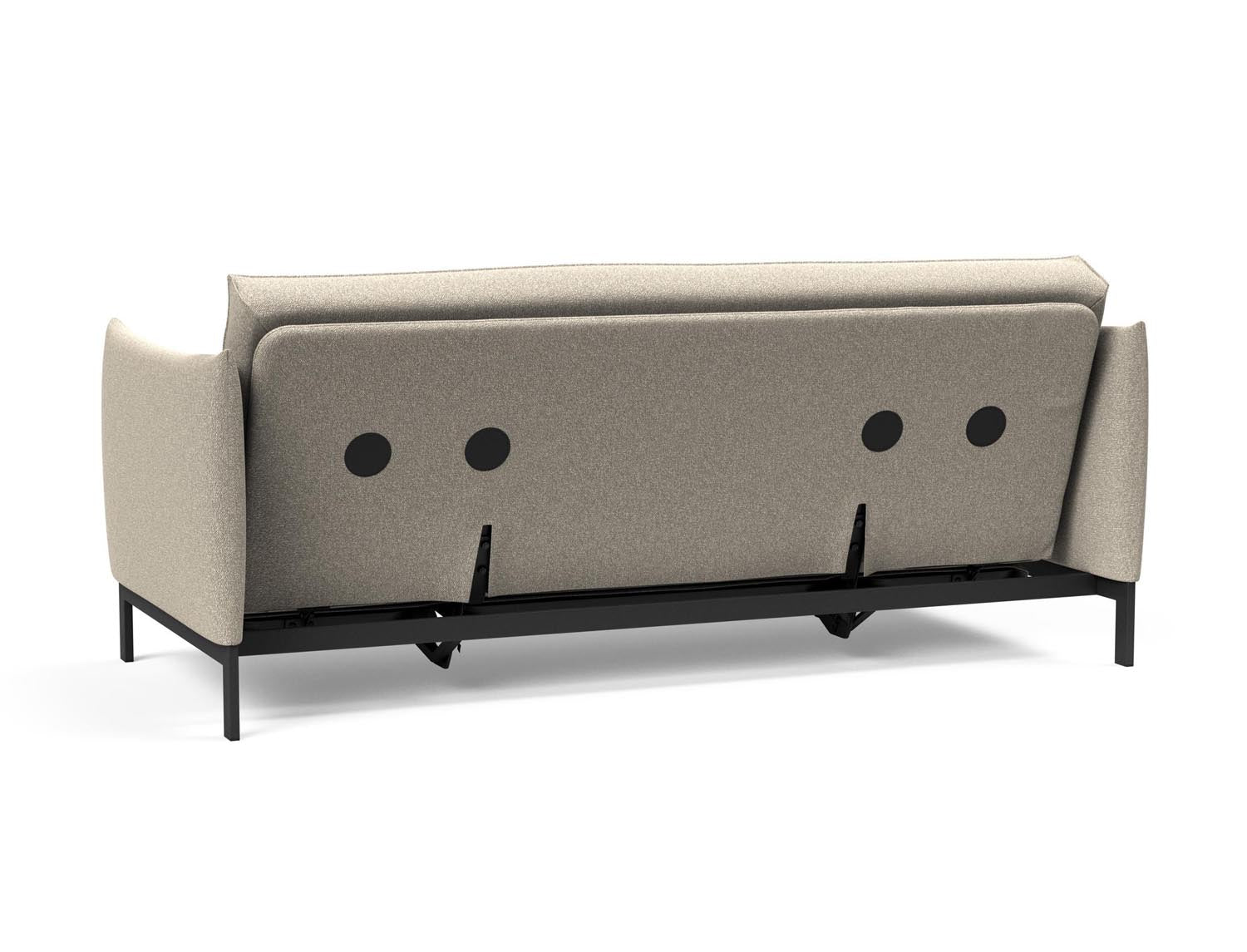 Erleben Sie das Junus 140 Bettsofa mit stilvollem Sharp Plus Cover und bequemer Soft Spring Polsterung – ideal für modernes Wohnen!