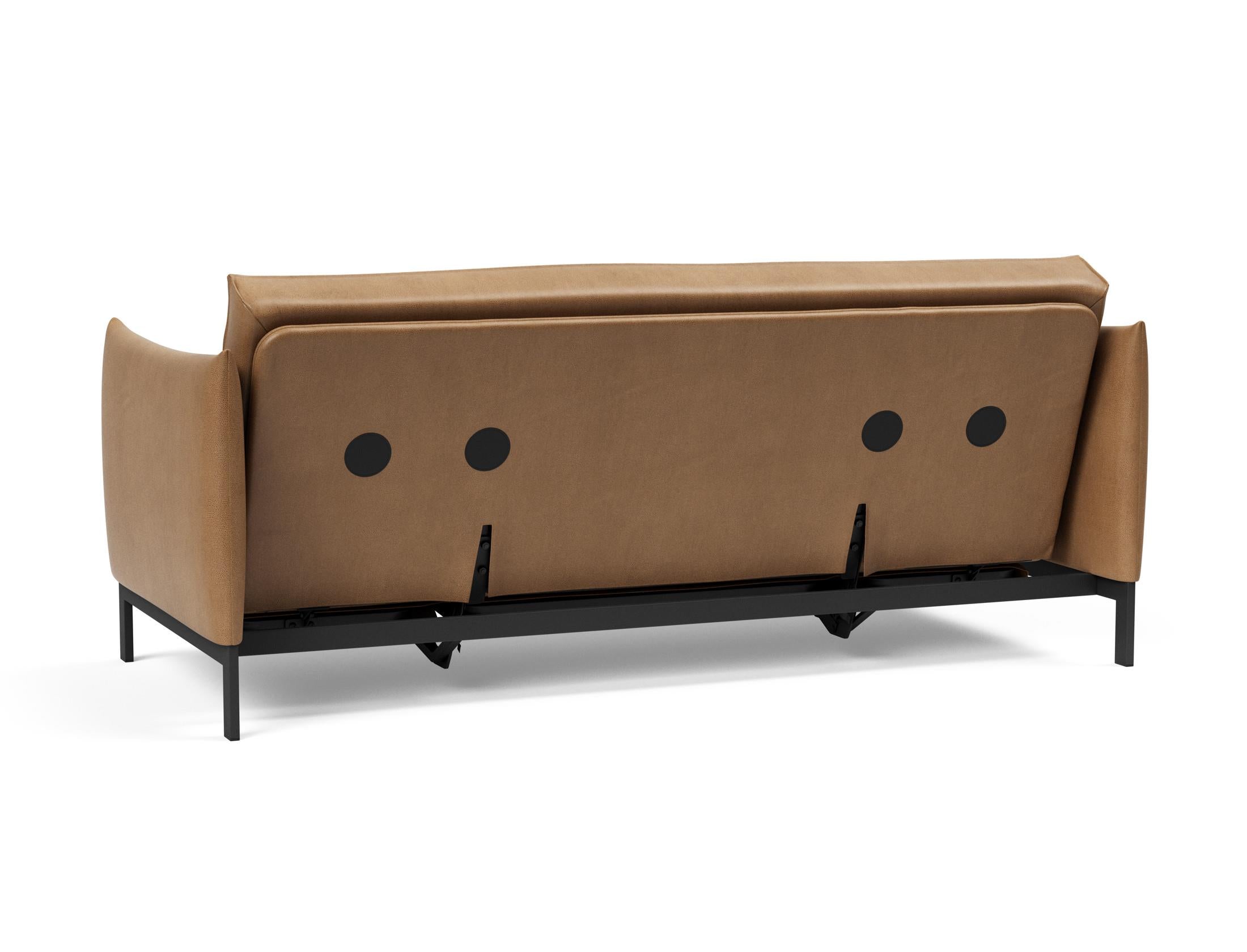 Erleben Sie das Junus 140 Bettsofa mit stilvollem Sharp Plus Cover und bequemer Soft Spring Polsterung – ideal für jeden Wohnraum!