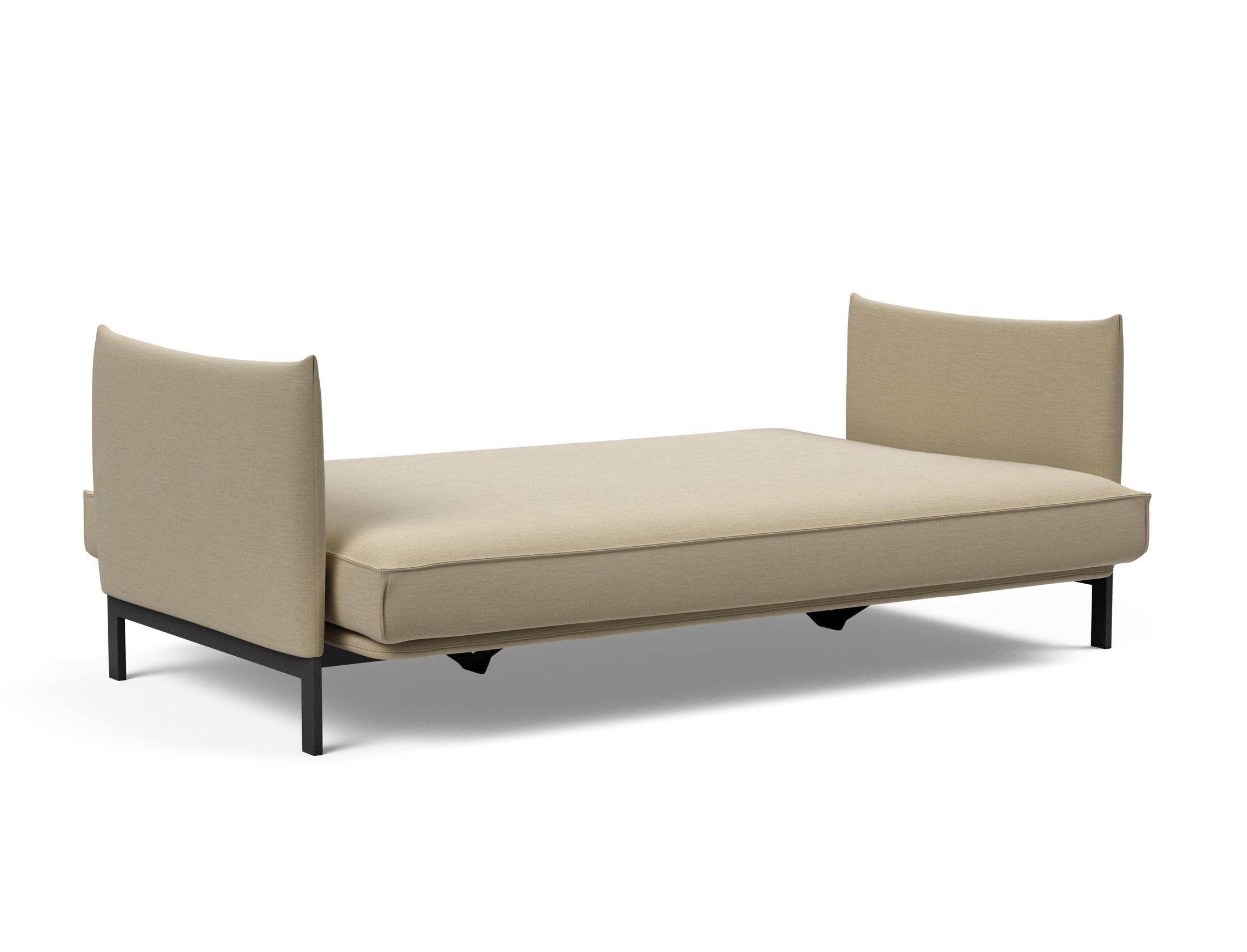 Entdecken Sie das Junus 140 Bettsofa mit elegantem Sharp Plus Bezug und komfortabler Soft Spring Polsterung – perfekt für modernes Wohnen!