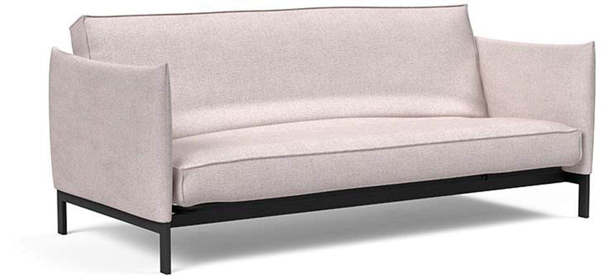 Entdecken Sie das Junus 140 Bettsofa Sharp Plus Cover von Innovation Living – stilvoll, platzsparend und ideal für vielseitige Wohnkonzepte.
