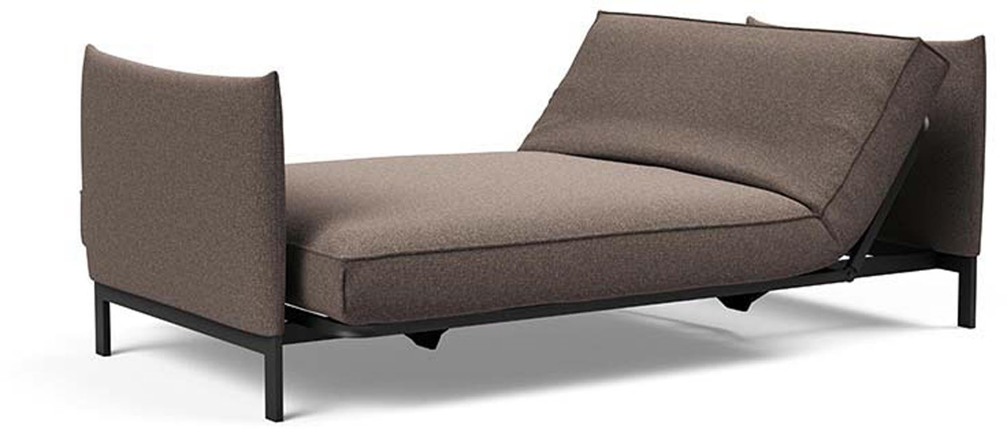 Erleben Sie das Junus 140 Bettsofa Sharp Plus Cover von Innovation Living – modern, funktional und perfekt für kleine Räume.