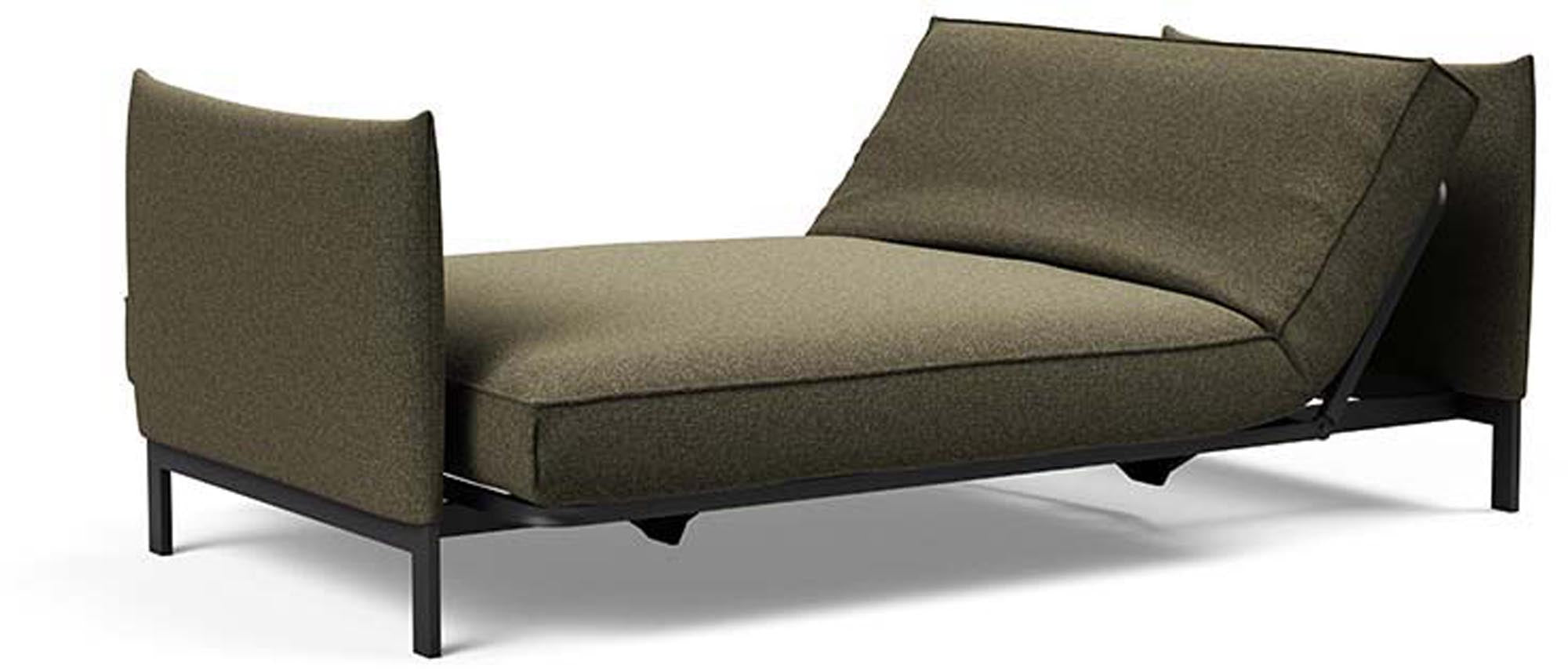 Erleben Sie das Junus 140 Bettsofa Sharp Plus Cover von Innovation Living – modern, funktional und perfekt für kleine Räume.