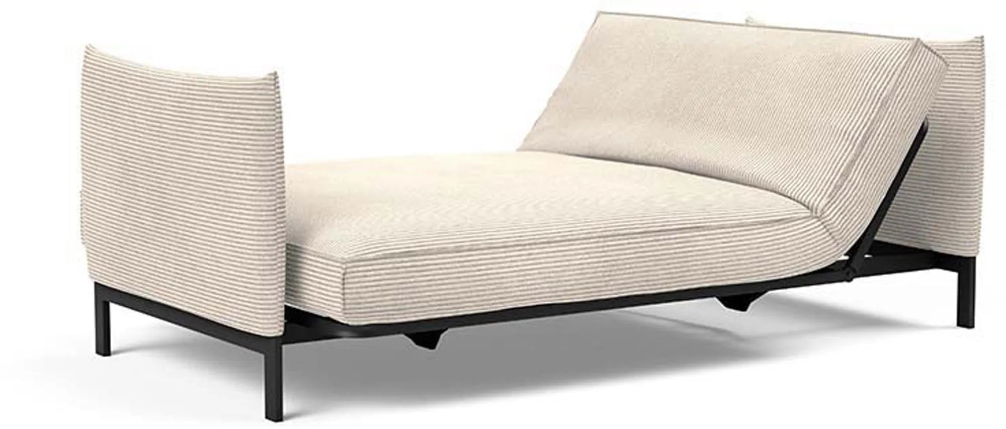 Entdecken Sie das Junus 140 Bettsofa Sharp Plus Cover von Innovation Living – stilvoll, platzsparend und ideal für vielseitige Wohnkonzepte.