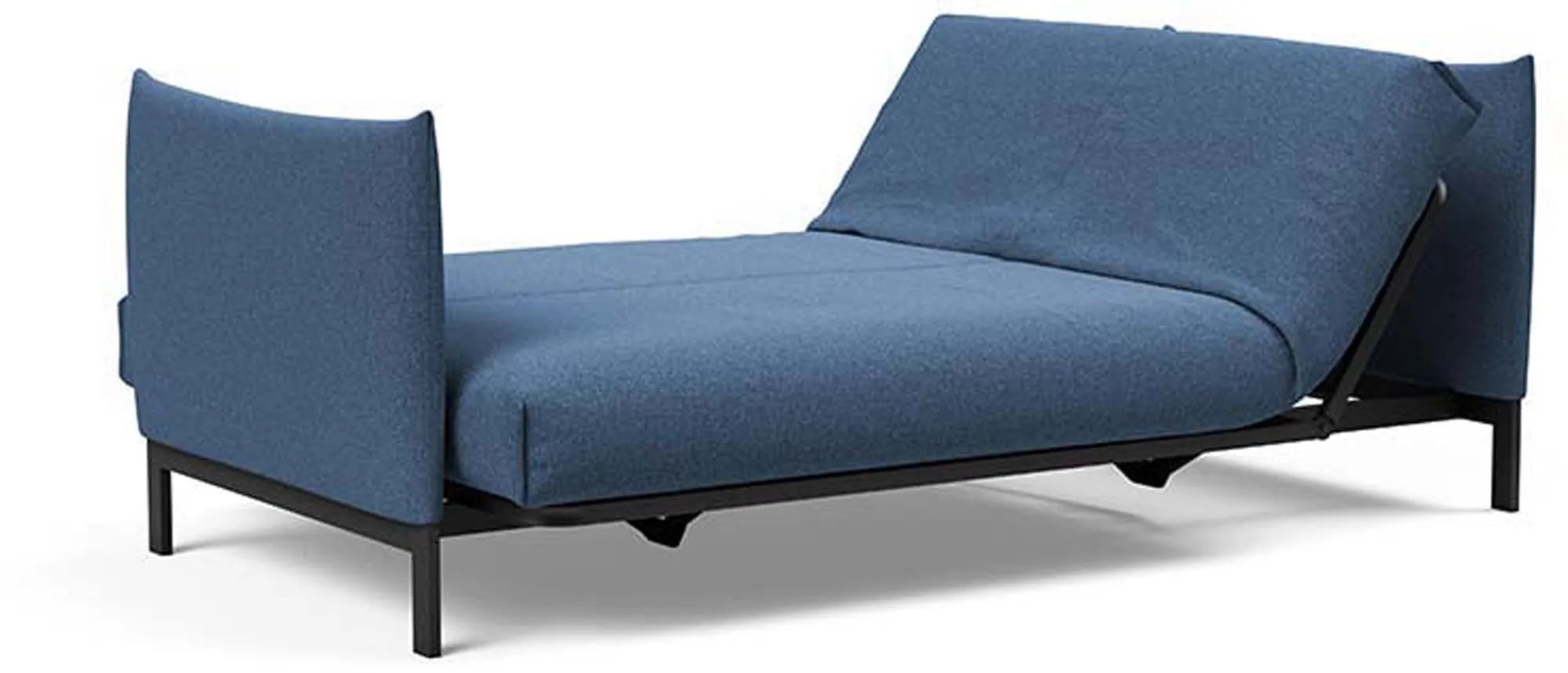 Erleben Sie das Junus 140 Bettsofa Nordic Cover von Innovation Living: modernes, funktionales Design, ideal für kleine Räume und Gästeübernachtungen.