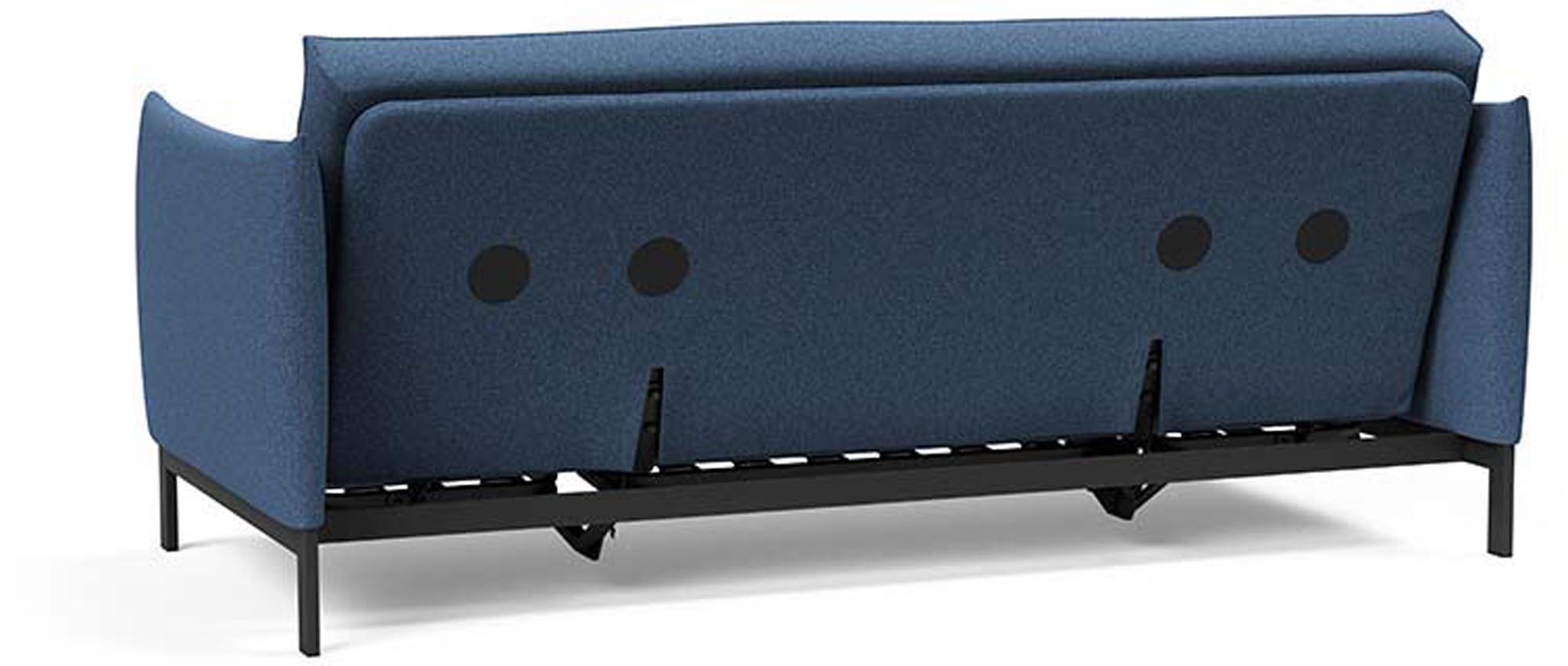 Erleben Sie das Junus 140 Bettsofa Sharp Plus Cover von Innovation Living – modern, funktional und ideal für kleine Räume.
