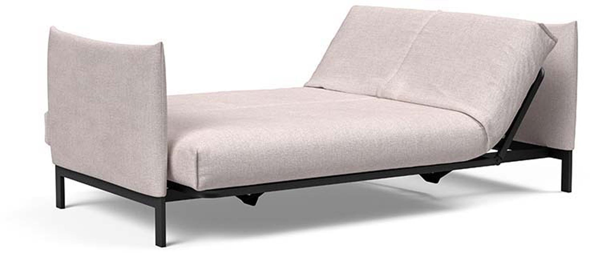 Erleben Sie das Junus 140 Bettsofa mit Nordic Cover von Innovation Living – modern, funktional und ideal für kleine Räume.