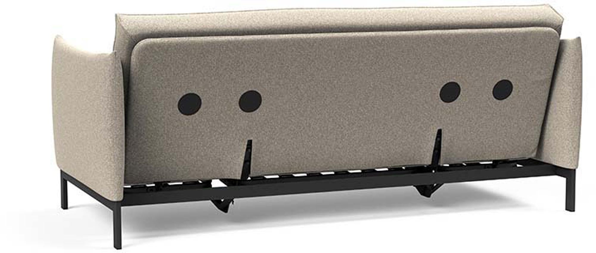 Entdecken Sie das Junus 140 Bettsofa Sharp Plus Cover von Innovation Living – stilvoll, platzsparend und ideal für vielseitige Wohnkonzepte.