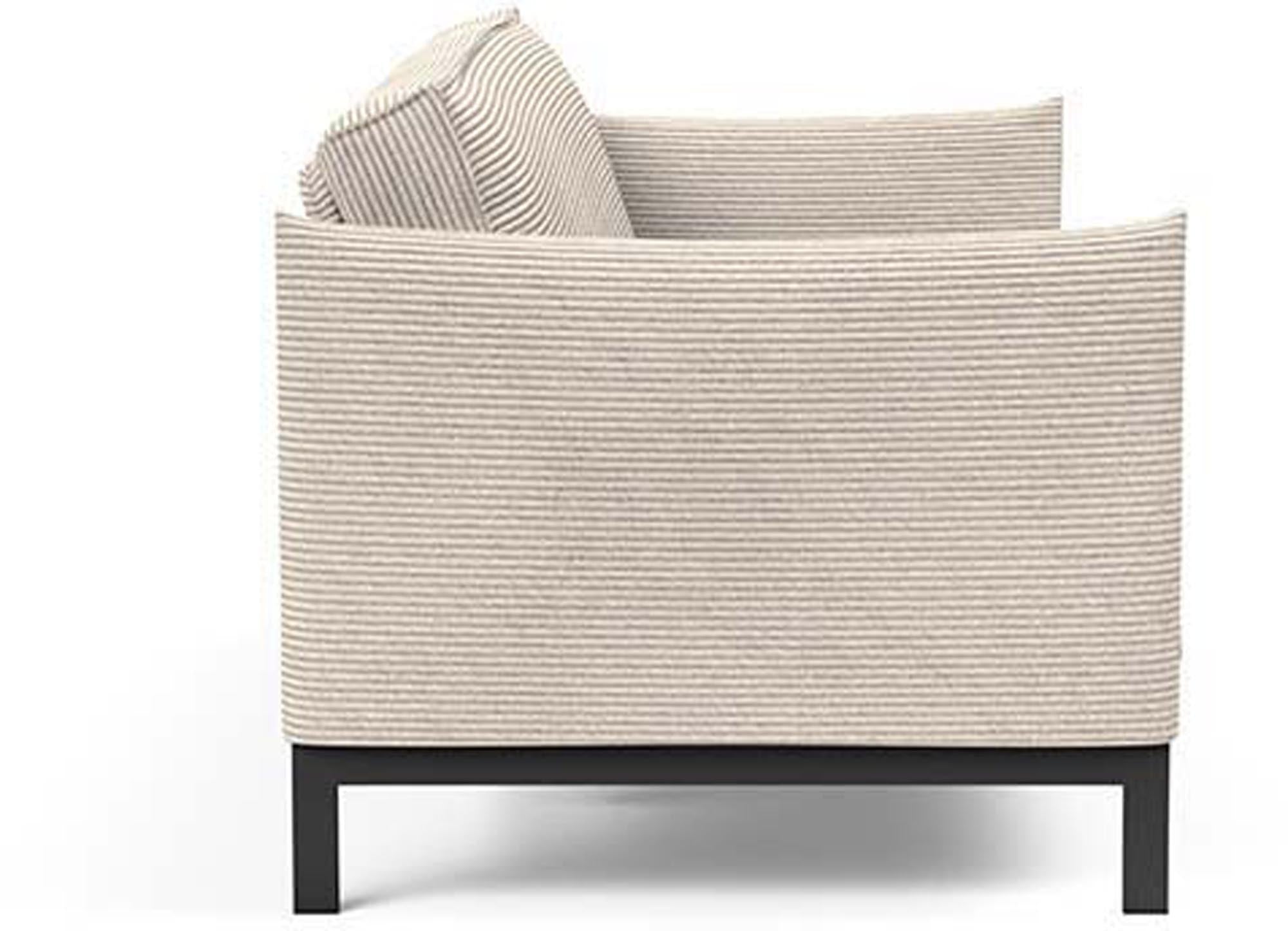 Entdecken Sie das Junus 140 Bettsofa Sharp Plus Cover von Innovation Living – stilvoll, platzsparend und ideal für vielseitige Wohnkonzepte.