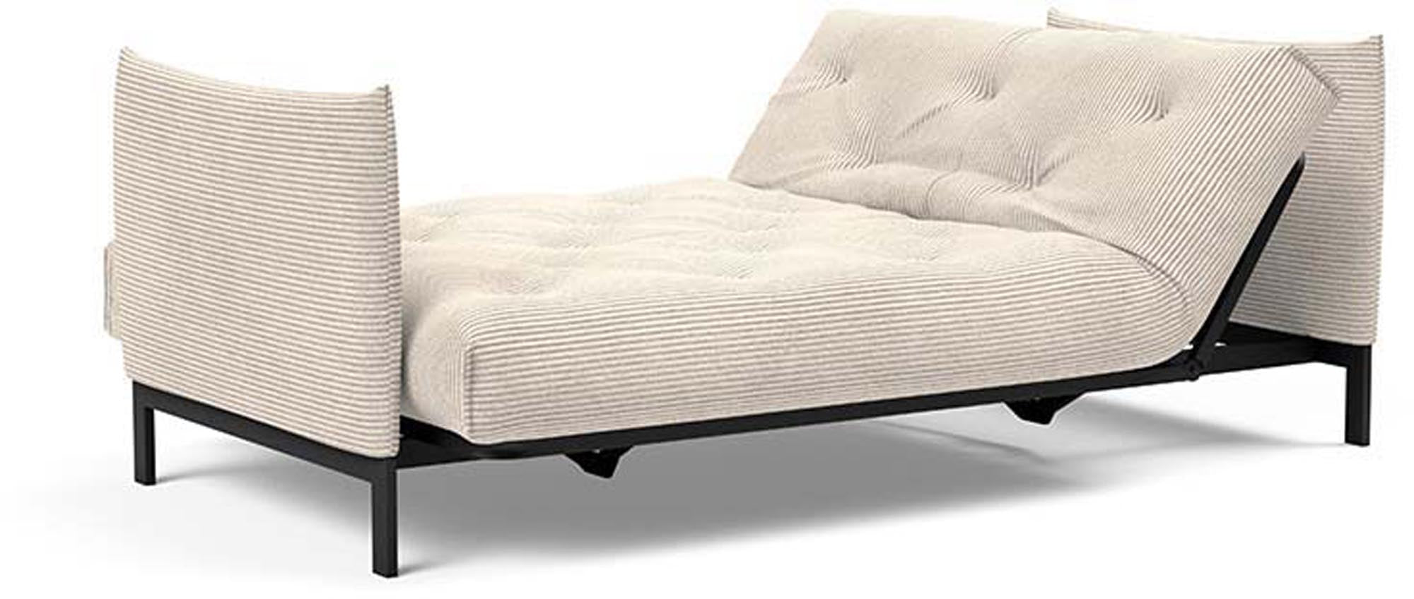Erleben Sie das Junus 140 Bettsofa Nordic Spring von Innovation Living – modernes Design und optimaler Schlafkomfort für jeden Raum.