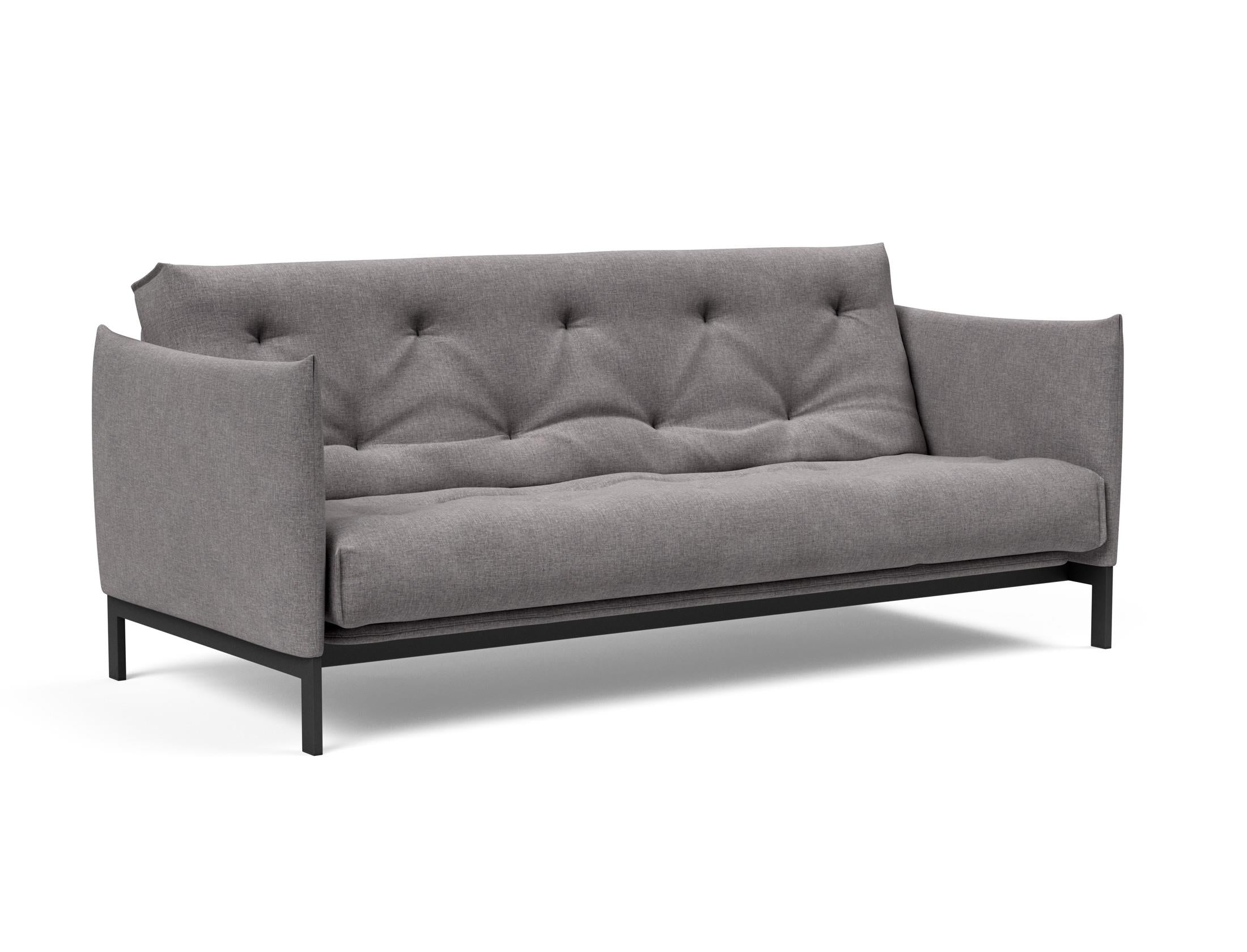 Erleben Sie das Junus 140 Bettsofa Nordic: Modernes Design und der weiche Soft Spring Bezug sorgen für höchsten Schlafkomfort und stilvolle Akzente!