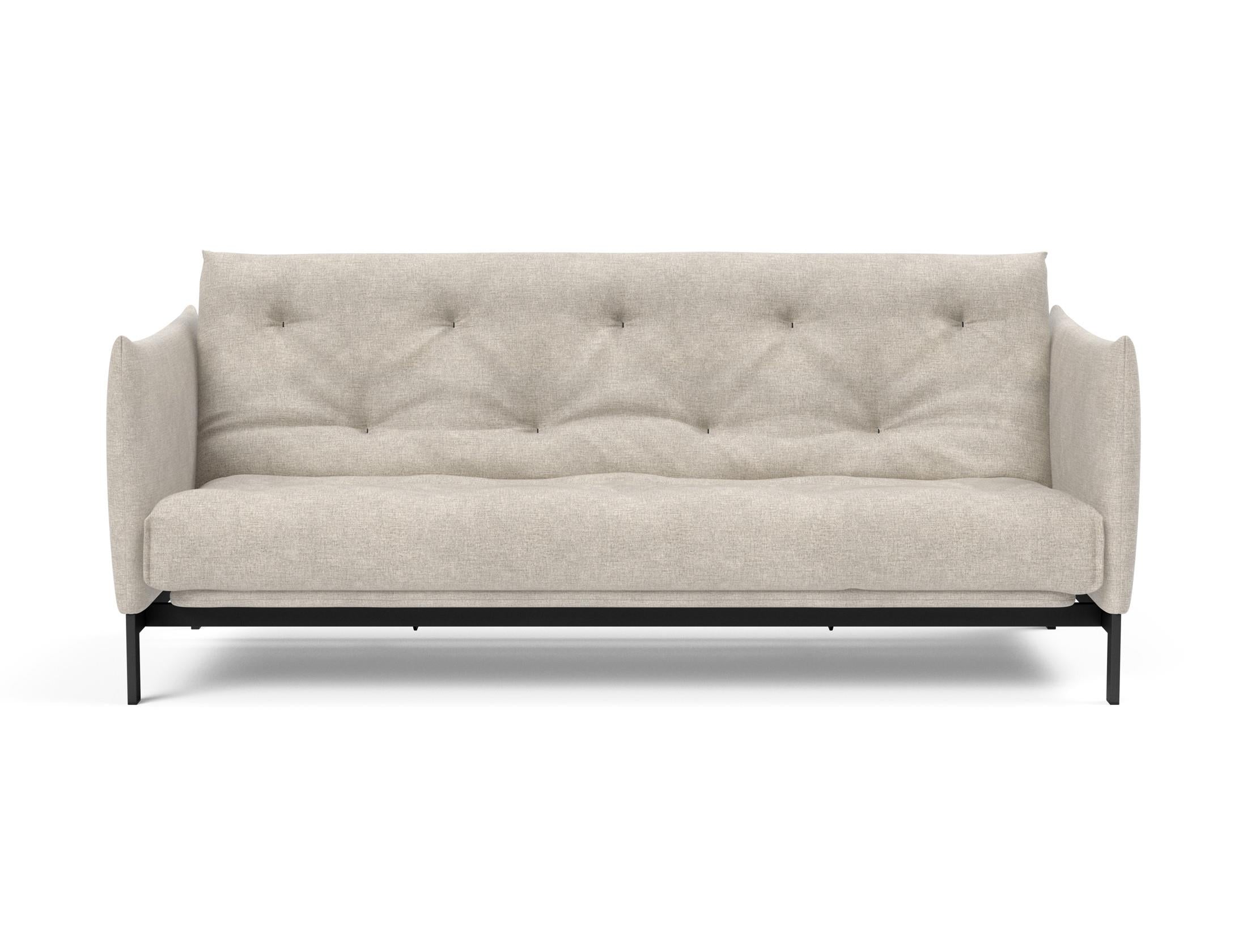 Entdecken Sie das Junus 140 Bettsofa Nordic: Elegantes Design trifft auf den komfortablen Soft Spring Bezug für erholsame Nächte und stilvolle Wohnräume.