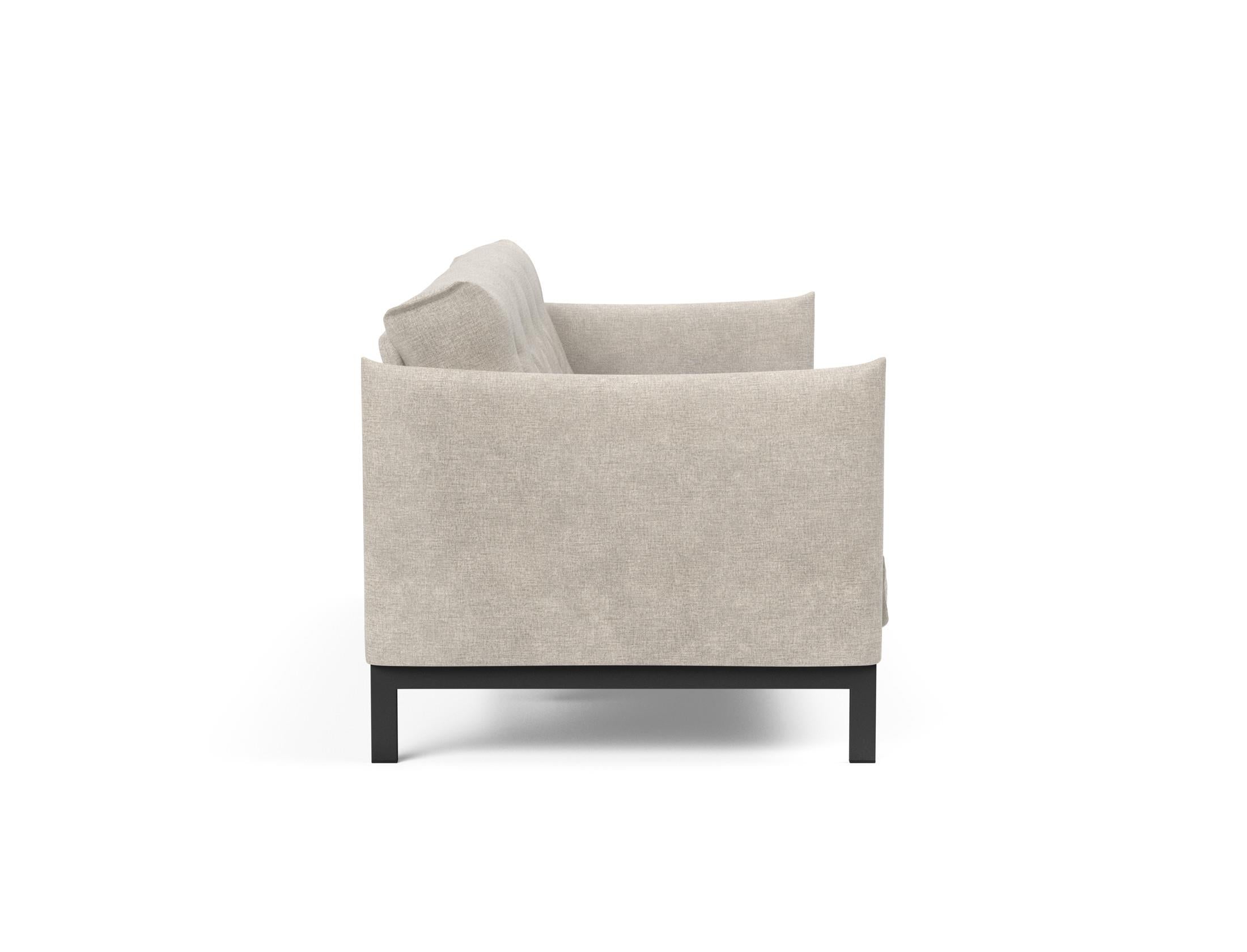 Entdecken Sie das Junus 140 Bettsofa Nordic: Elegantes Design trifft auf den komfortablen Soft Spring Bezug für erholsame Nächte und stilvolle Wohnräume.