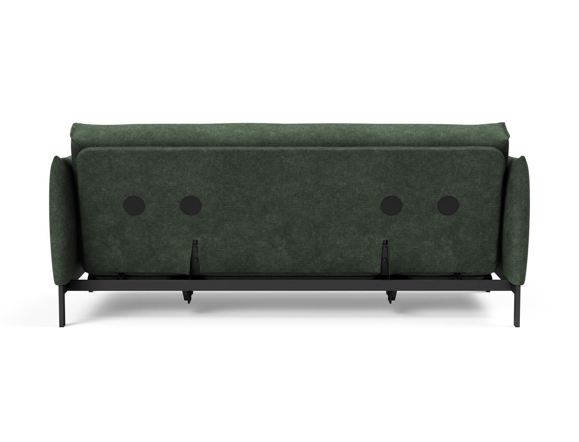 Erleben Sie das Junus 140 Bettsofa Nordic: Modernes Design und der weiche Soft Spring Bezug sorgen für höchsten Schlafkomfort und stilvolle Akzente.