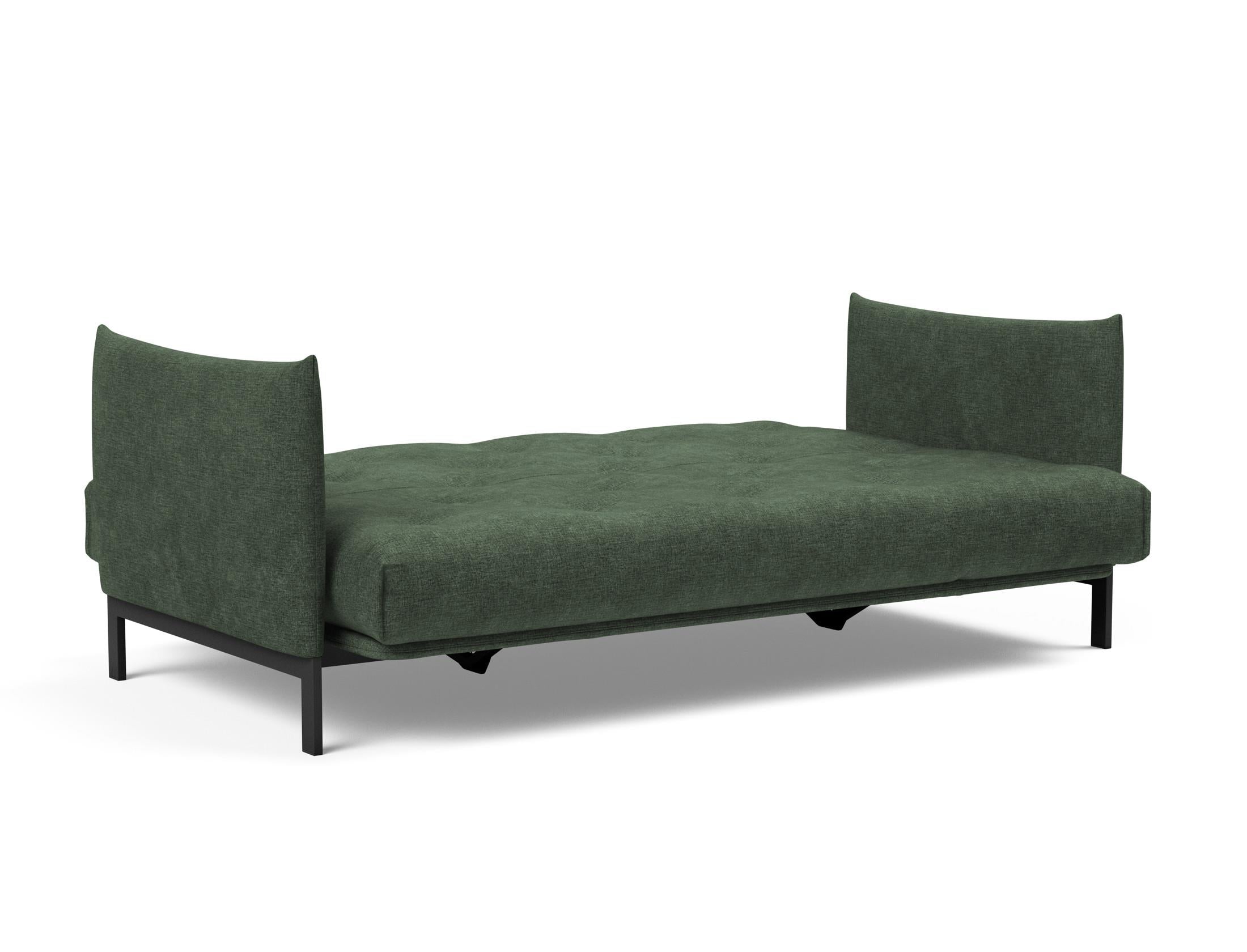 Erleben Sie das Junus 140 Bettsofa Nordic: Modernes Design und der weiche Soft Spring Bezug sorgen für höchsten Schlafkomfort und stilvolle Akzente.