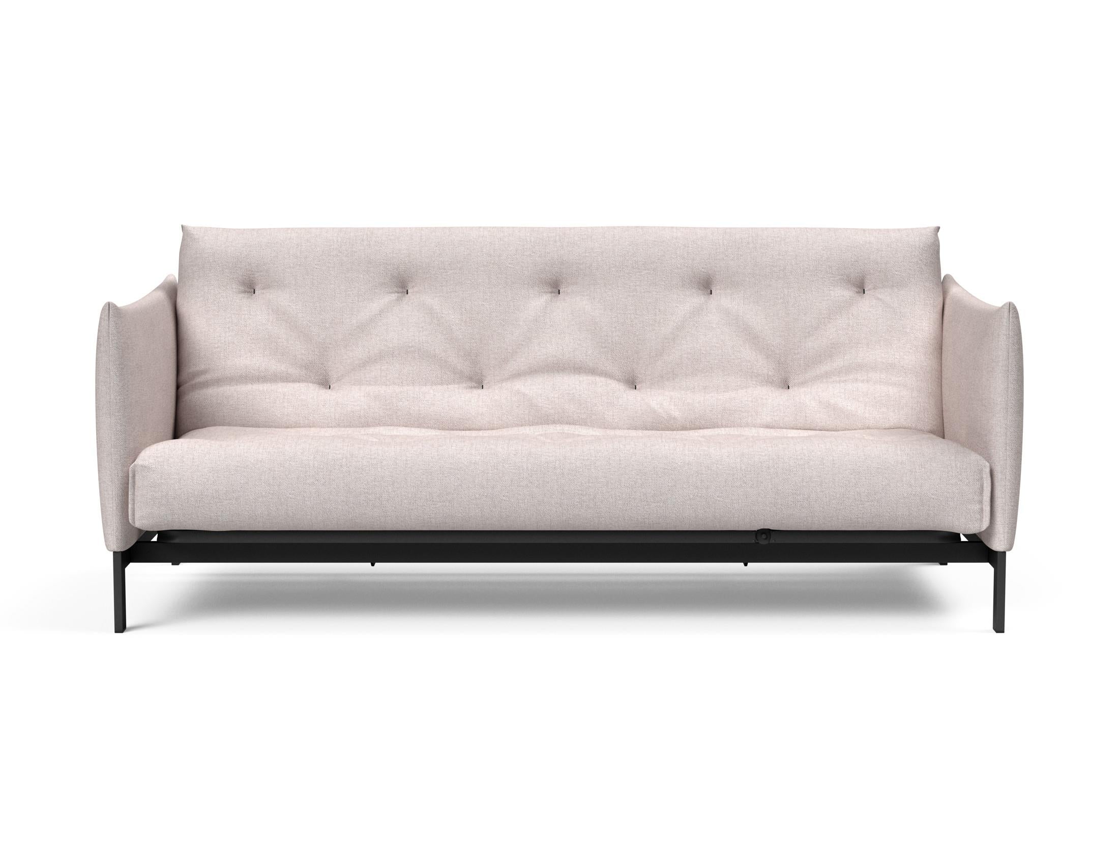 Entdecken Sie das Junus 140 Bettsofa Nordic: Elegantes Design trifft auf den komfortablen Soft Spring Bezug für erholsame Nächte und stilvolle Wohnräume.