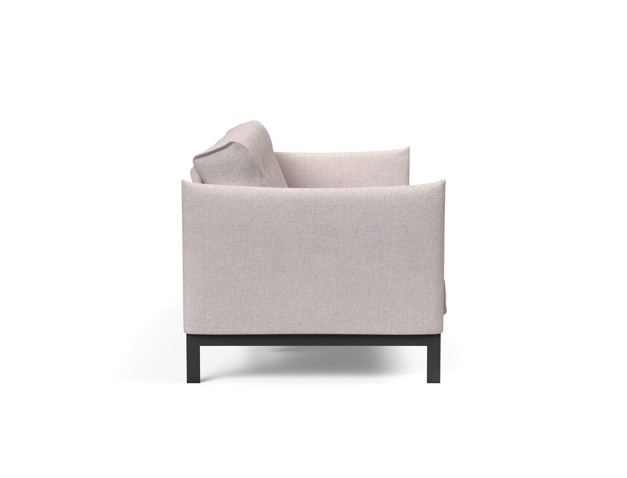 Entdecken Sie das Junus 140 Bettsofa Nordic: Elegantes Design trifft auf den komfortablen Soft Spring Bezug für erholsame Nächte und stilvolle Wohnräume.