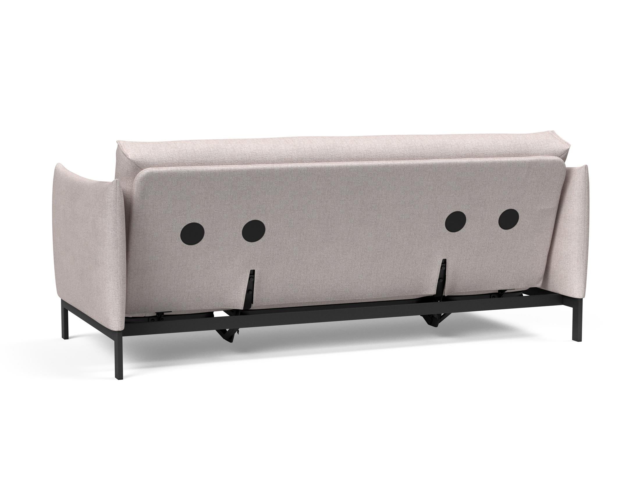 Entdecken Sie das Junus 140 Bettsofa Nordic: Elegantes Design trifft auf den komfortablen Soft Spring Bezug für erholsame Nächte und stilvolle Wohnräume.