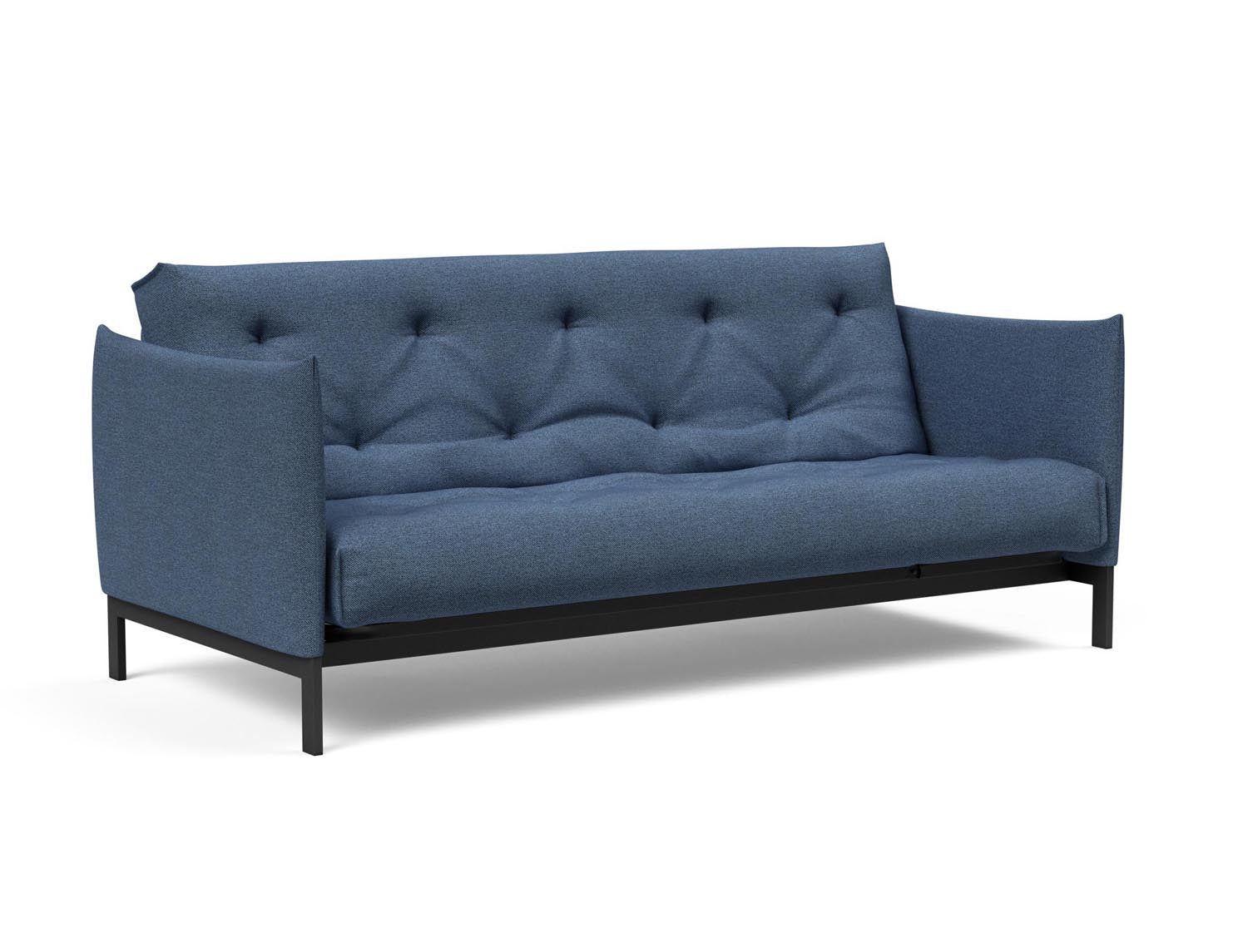 Erleben Sie das Junus 140 Bettsofa Nordic: Modernes Design und der weiche Soft Spring Bezug sorgen für höchsten Schlafkomfort und stilvolle Akzente.