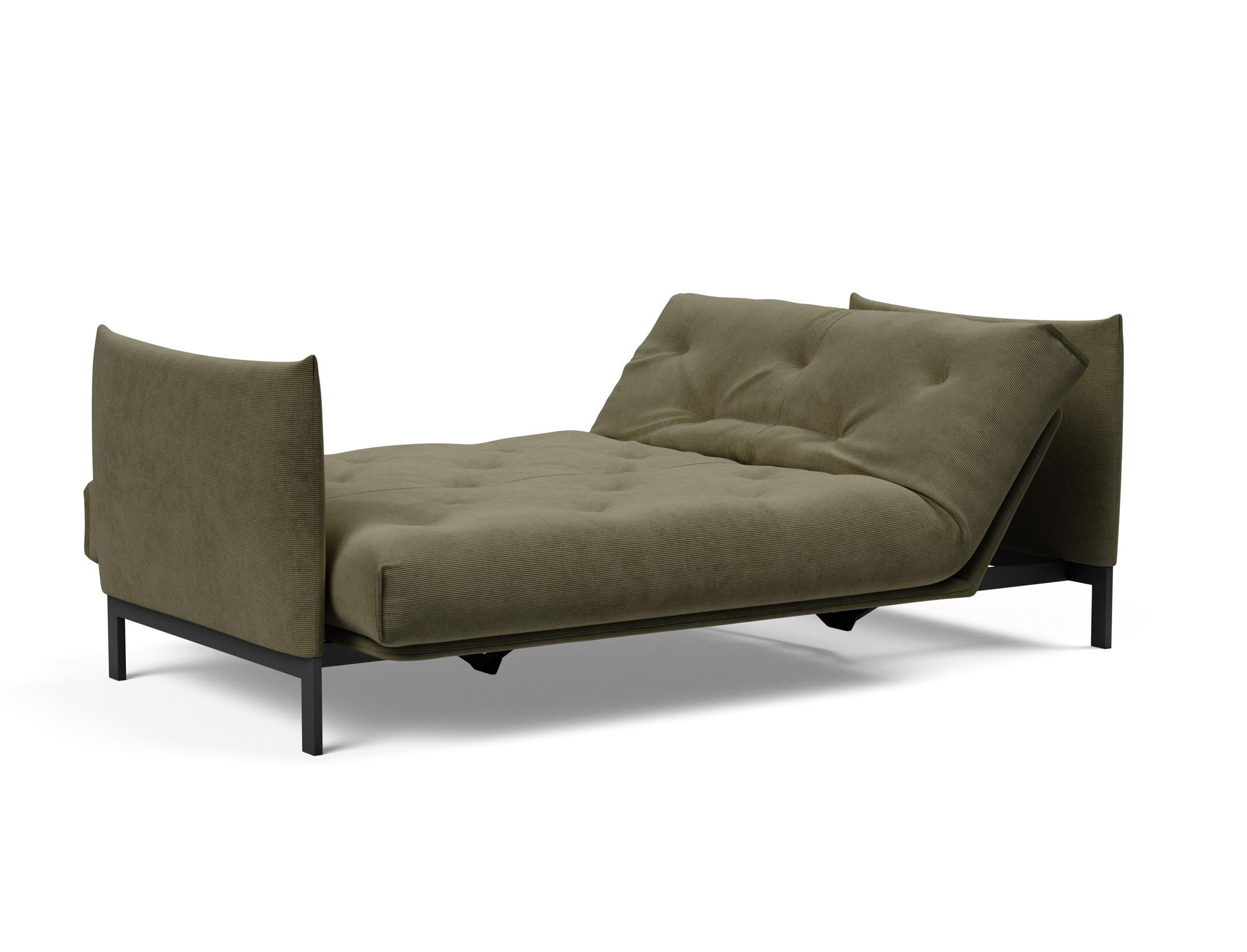 Entdecken Sie das Junus 140 Bettsofa Nordic: Elegantes Design trifft auf den komfortablen Soft Spring Bezug für erholsame Nächte und stilvolle Wohnräume.