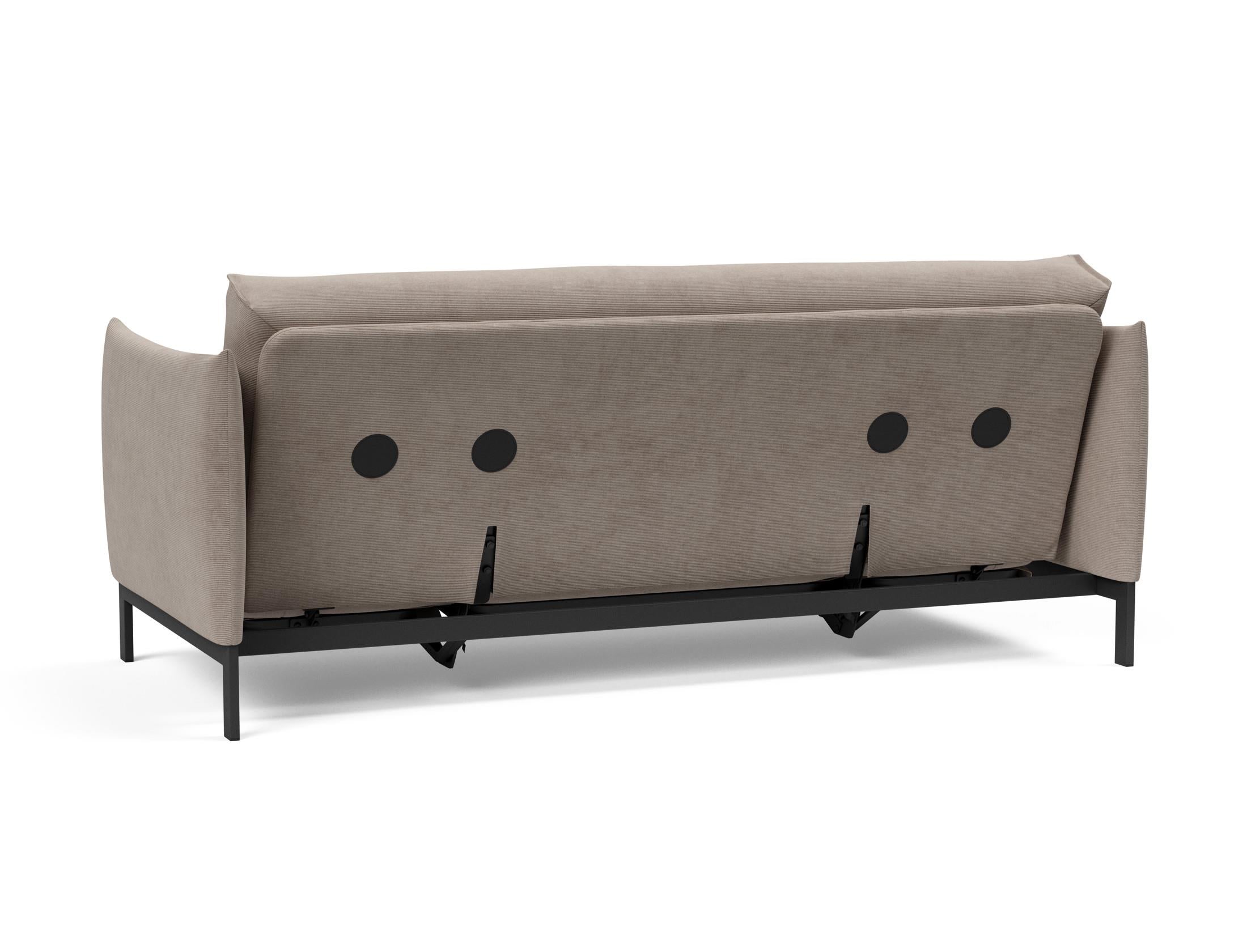 Entdecken Sie das Junus 140 Bettsofa Nordic: Elegantes Design trifft auf den komfortablen Soft Spring Bezug für erholsame Nächte und stilvolle Wohnräume.