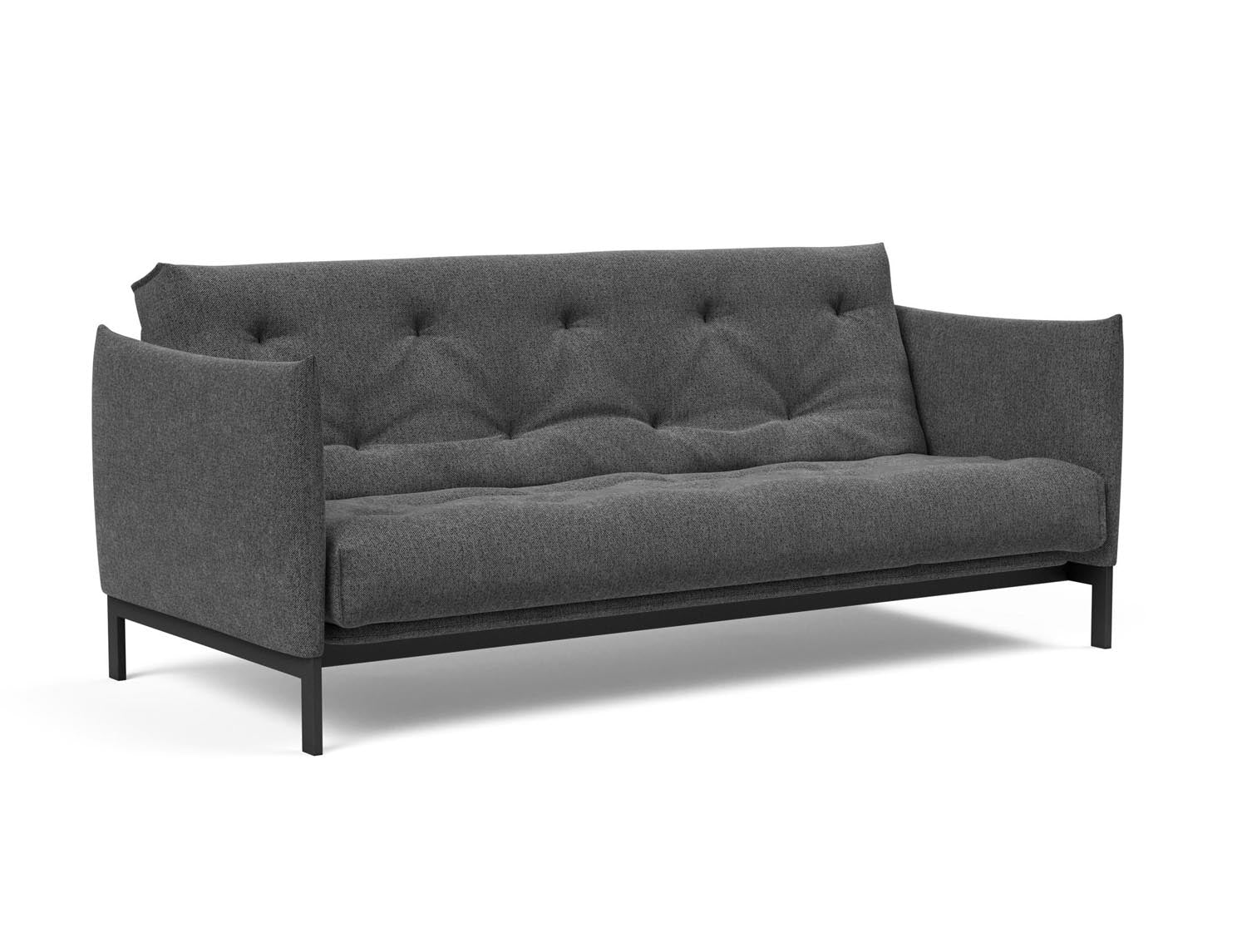 Erleben Sie das Junus 140 Bettsofa Nordic: Modernes Design und der weiche Soft Spring Bezug sorgen für höchsten Schlafkomfort und stilvolle Akzente.