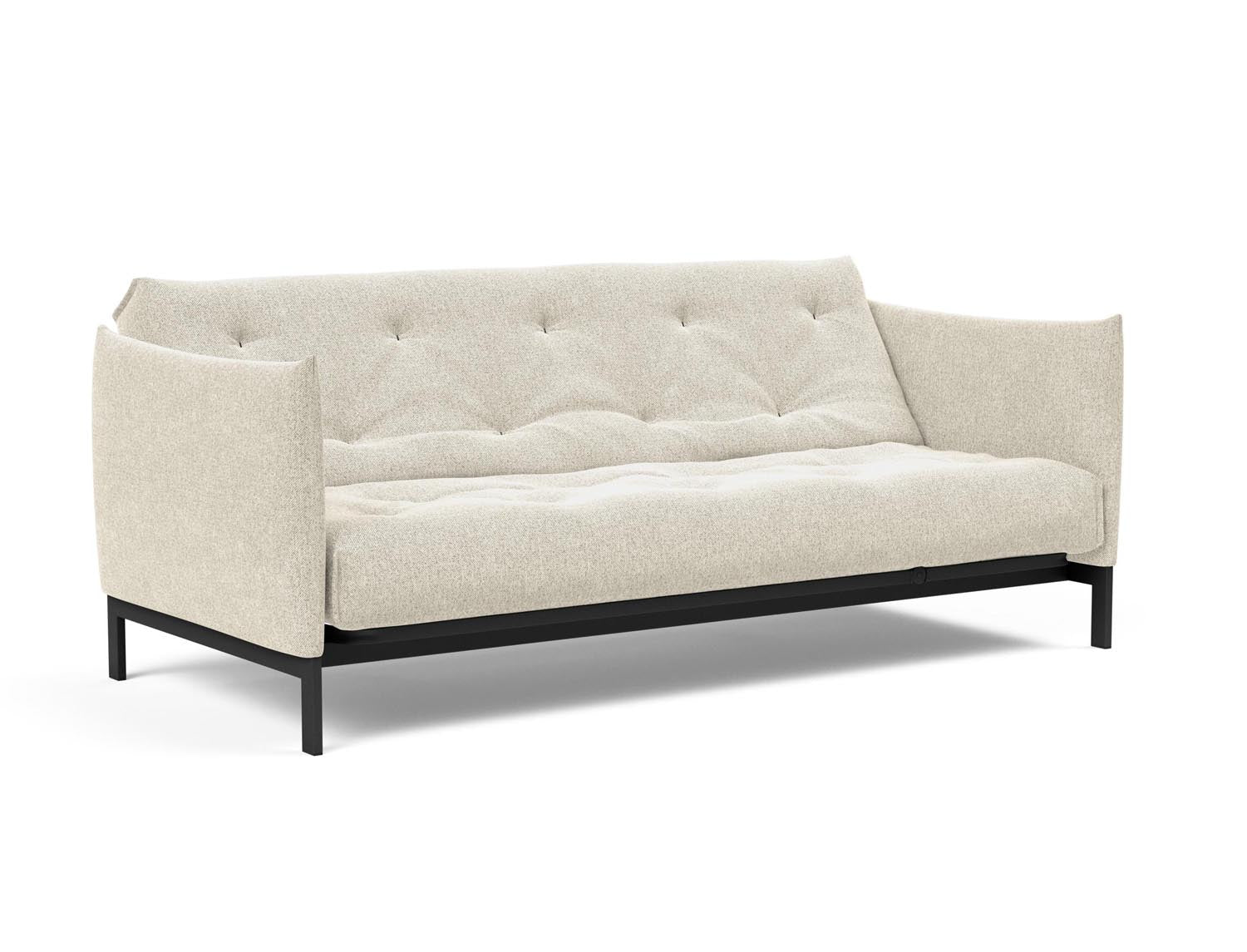Entdecken Sie das Junus 140 Bettsofa Nordic Soft Spring von Innovation Living – stilvolles Design trifft auf erstklassigen Schlafkomfort für Ihr Zuhause.