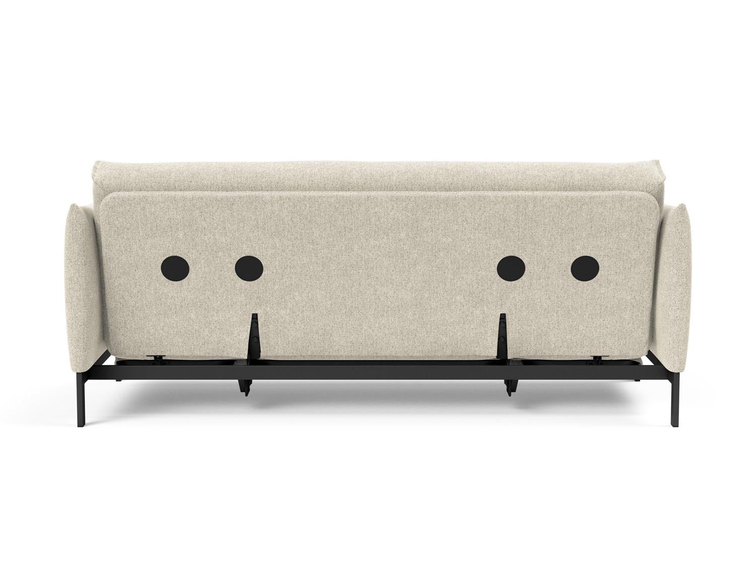 Erleben Sie das Junus 140 Bettsofa Nordic: Modernes Design und der weiche Soft Spring Bezug sorgen für höchsten Schlafkomfort und stilvolle Akzente.