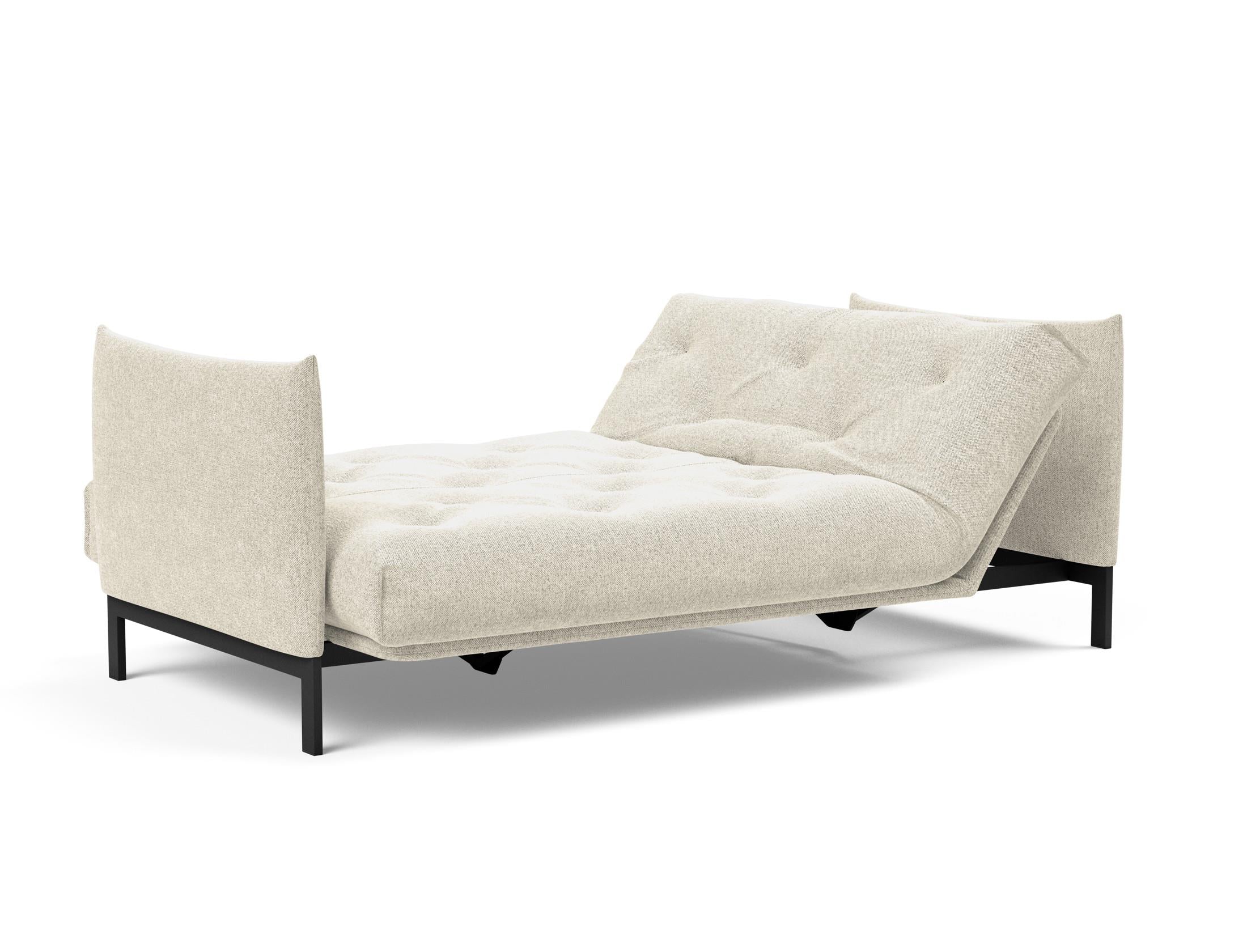 Entdecken Sie das Junus 140 Bettsofa Nordic: Elegantes Design trifft auf den komfortablen Soft Spring Bezug für erholsame Nächte und stilvolle Wohnräume.