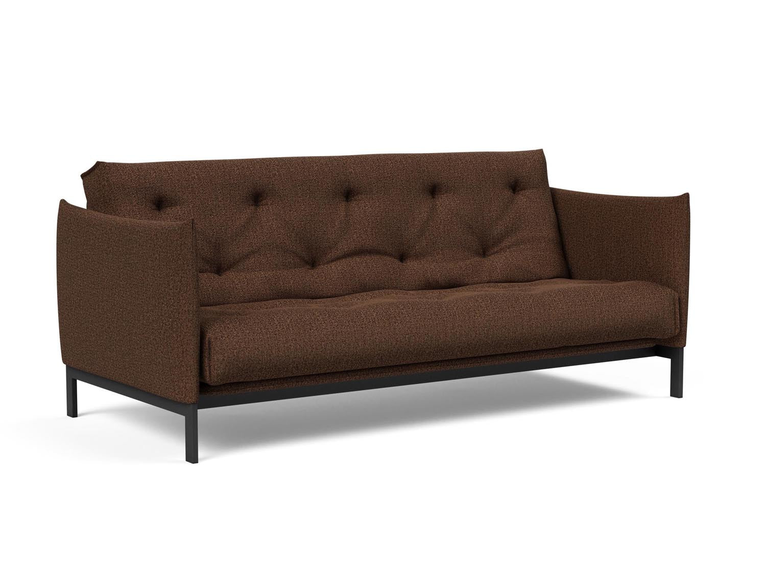 Erleben Sie das Junus 140 Bettsofa Nordic: Modernes Design und der weiche Soft Spring Bezug sorgen für höchsten Schlafkomfort und stilvolle Akzente.