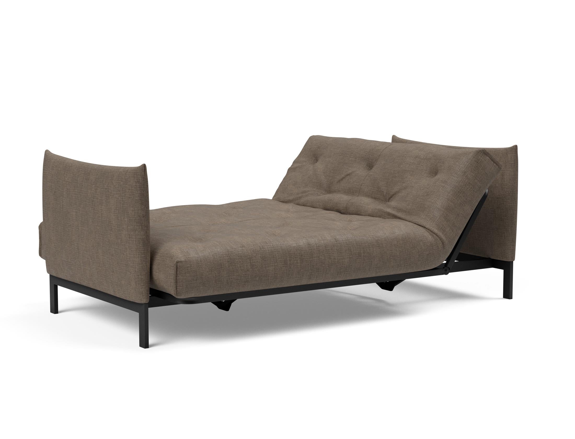 Erleben Sie das Junus 140 Bettsofa Nordic Soft Spring von Innovation Living – eine perfekte Kombination aus modernem Stil und hohem Schlafkomfort.