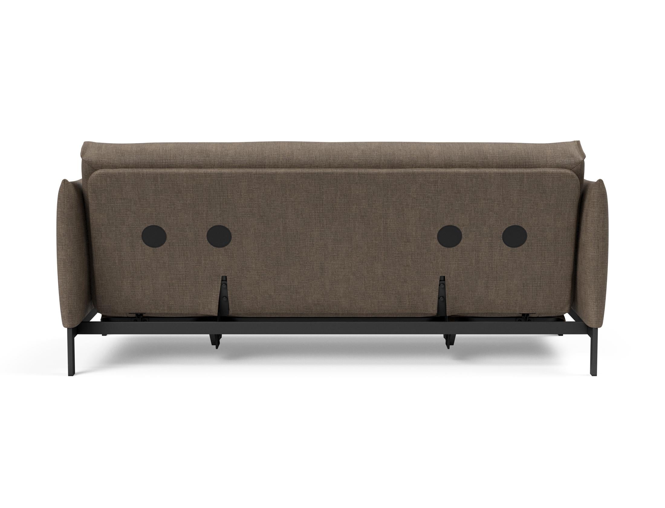 Erleben Sie das Junus 140 Bettsofa Nordic: Modernes Design und der weiche Soft Spring Bezug sorgen für höchsten Schlafkomfort und stilvolle Akzente.