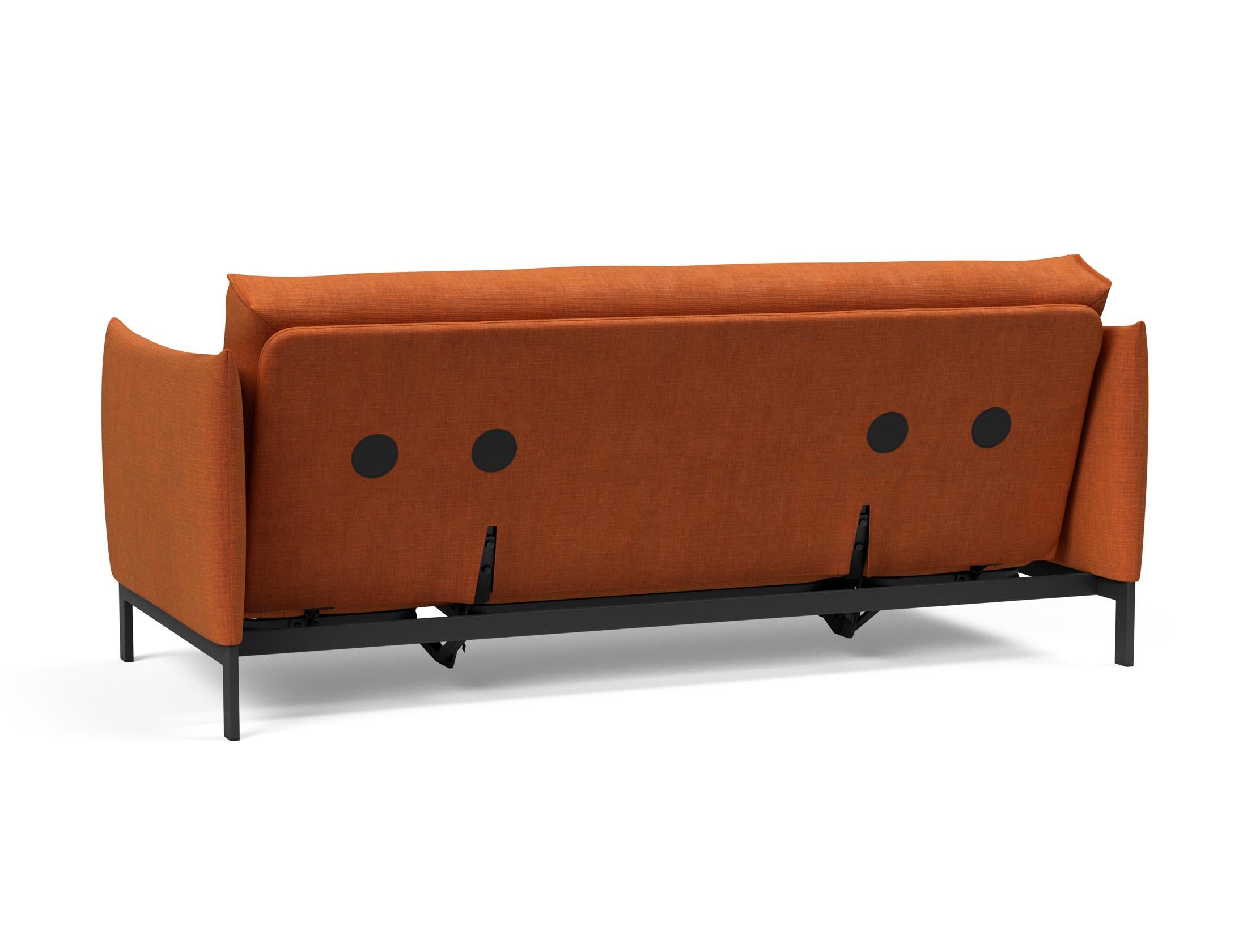 Erleben Sie das Junus 140 Bettsofa Nordic Soft Spring von Innovation Living – eine perfekte Kombination aus modernem Stil und hohem Schlafkomfort.