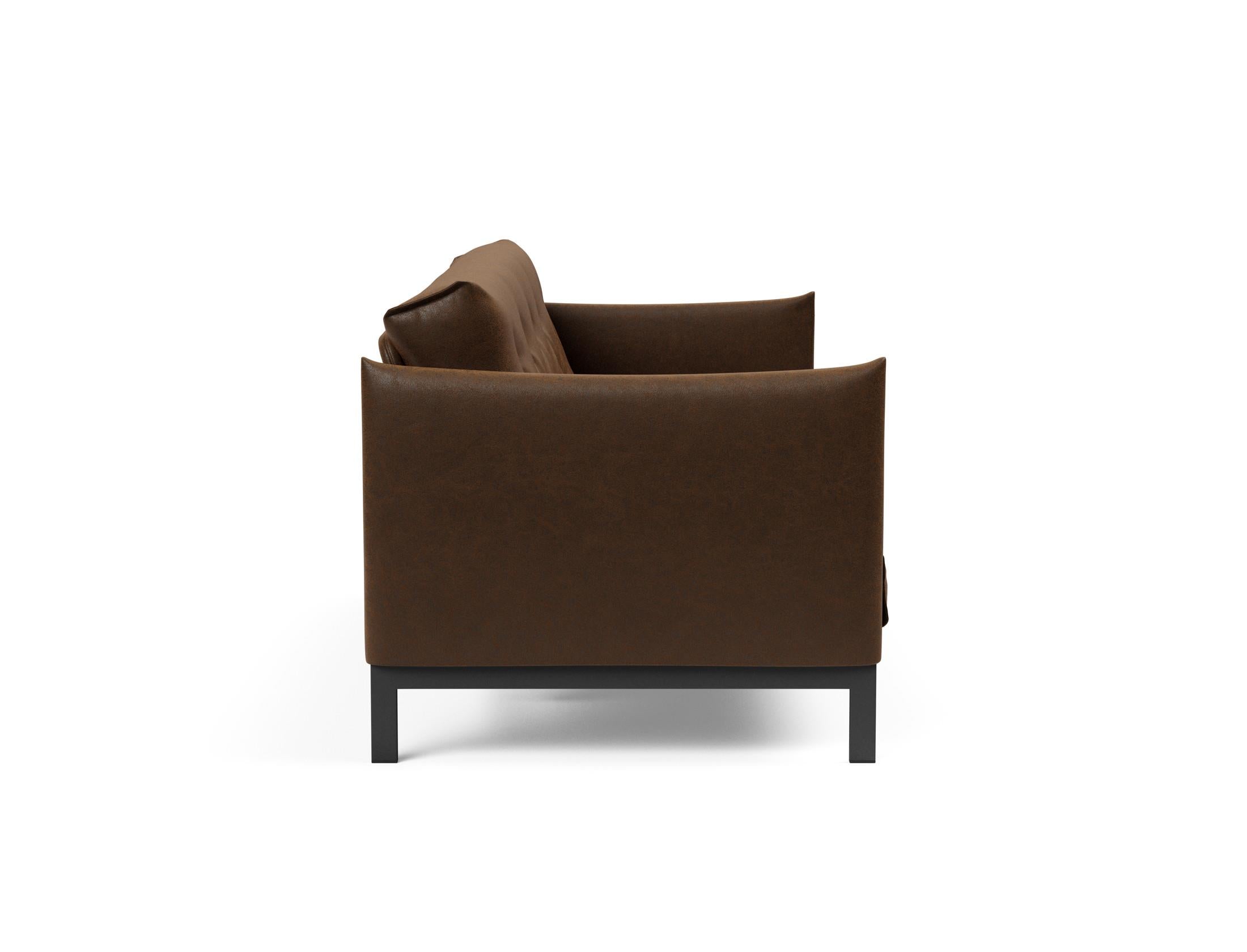 Erleben Sie das Junus 140 Bettsofa Nordic Soft Spring von Innovation Living – eine perfekte Kombination aus modernem Stil und hohem Schlafkomfort.