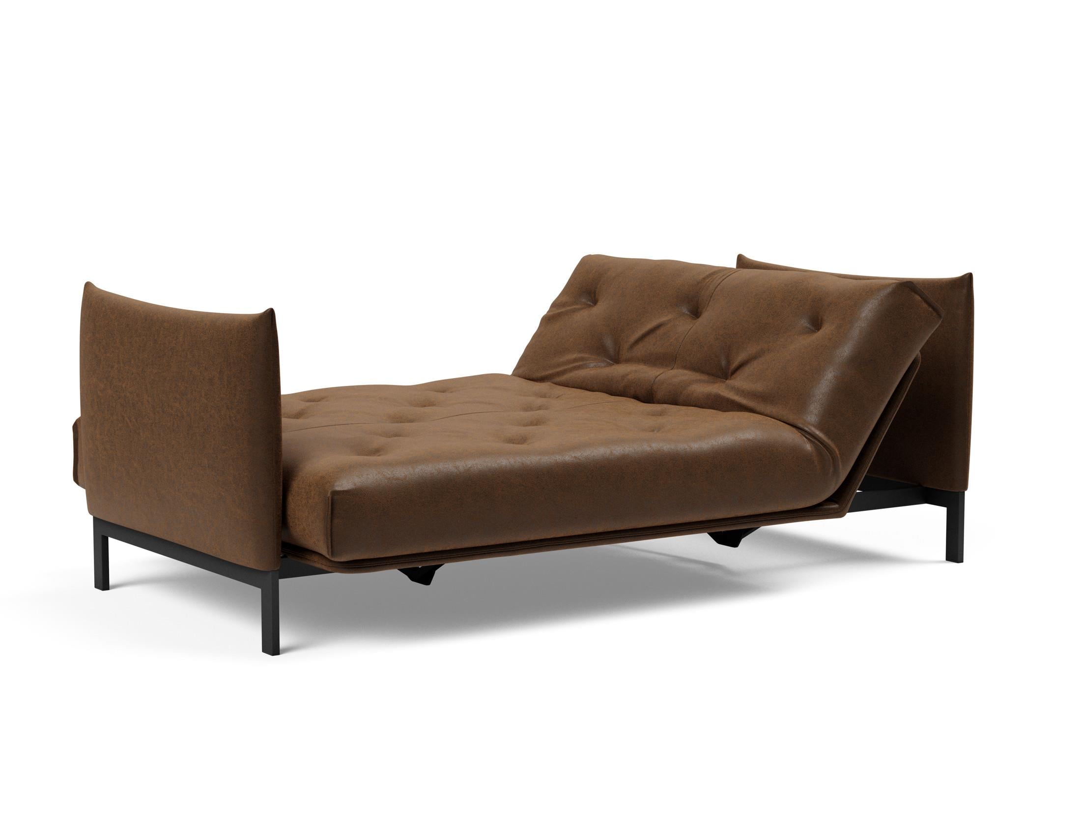 Entdecken Sie das Junus 140 Bettsofa Nordic: Elegantes Design trifft auf den komfortablen Soft Spring Bezug für erholsame Nächte und stilvolle Wohnräume.