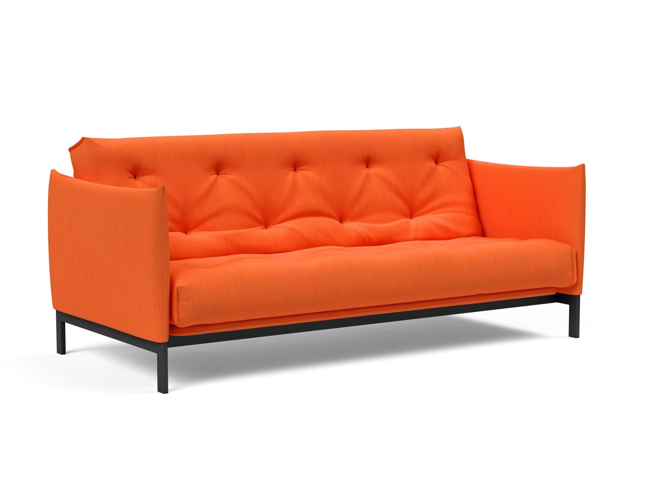 Erleben Sie das Junus 140 Bettsofa Nordic: Modernes Design und der weiche Soft Spring Bezug sorgen für höchsten Schlafkomfort und stilvolle Akzente.