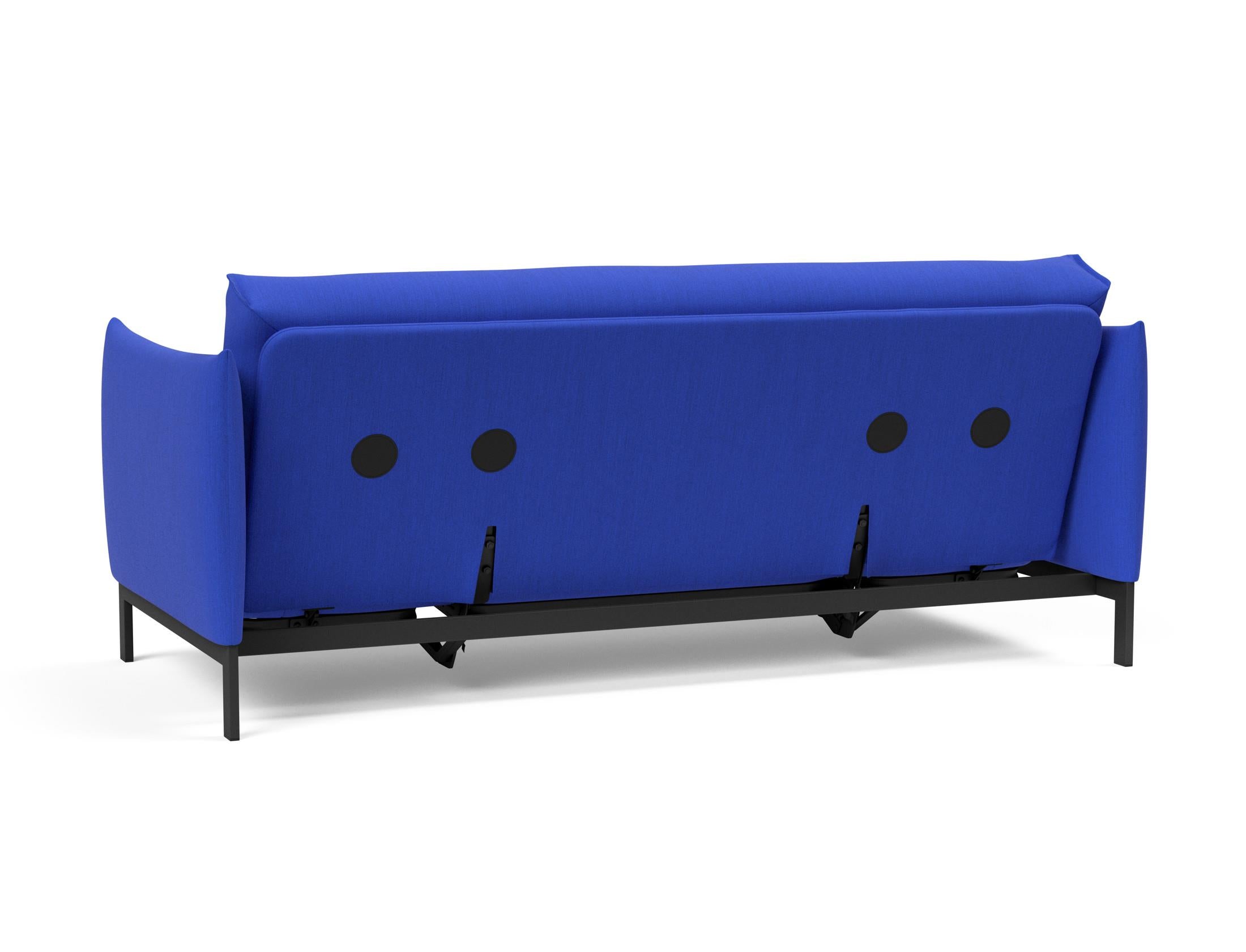 Erleben Sie das Junus 140 Bettsofa Nordic Soft Spring von Innovation Living – eine perfekte Kombination aus modernem Stil und hohem Schlafkomfort.