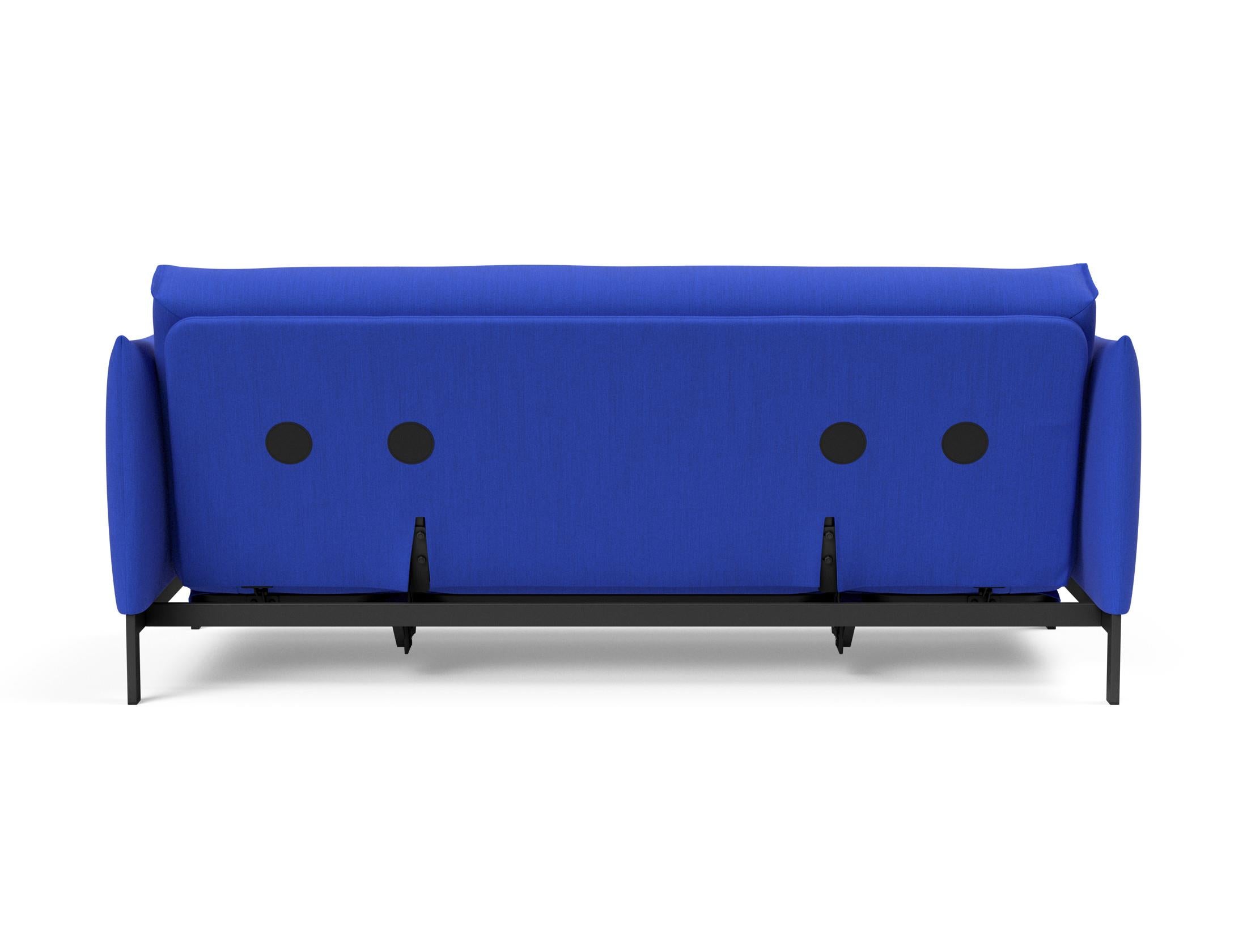 Erleben Sie das Junus 140 Bettsofa Nordic: Modernes Design und der weiche Soft Spring Bezug sorgen für höchsten Schlafkomfort und stilvolle Akzente.