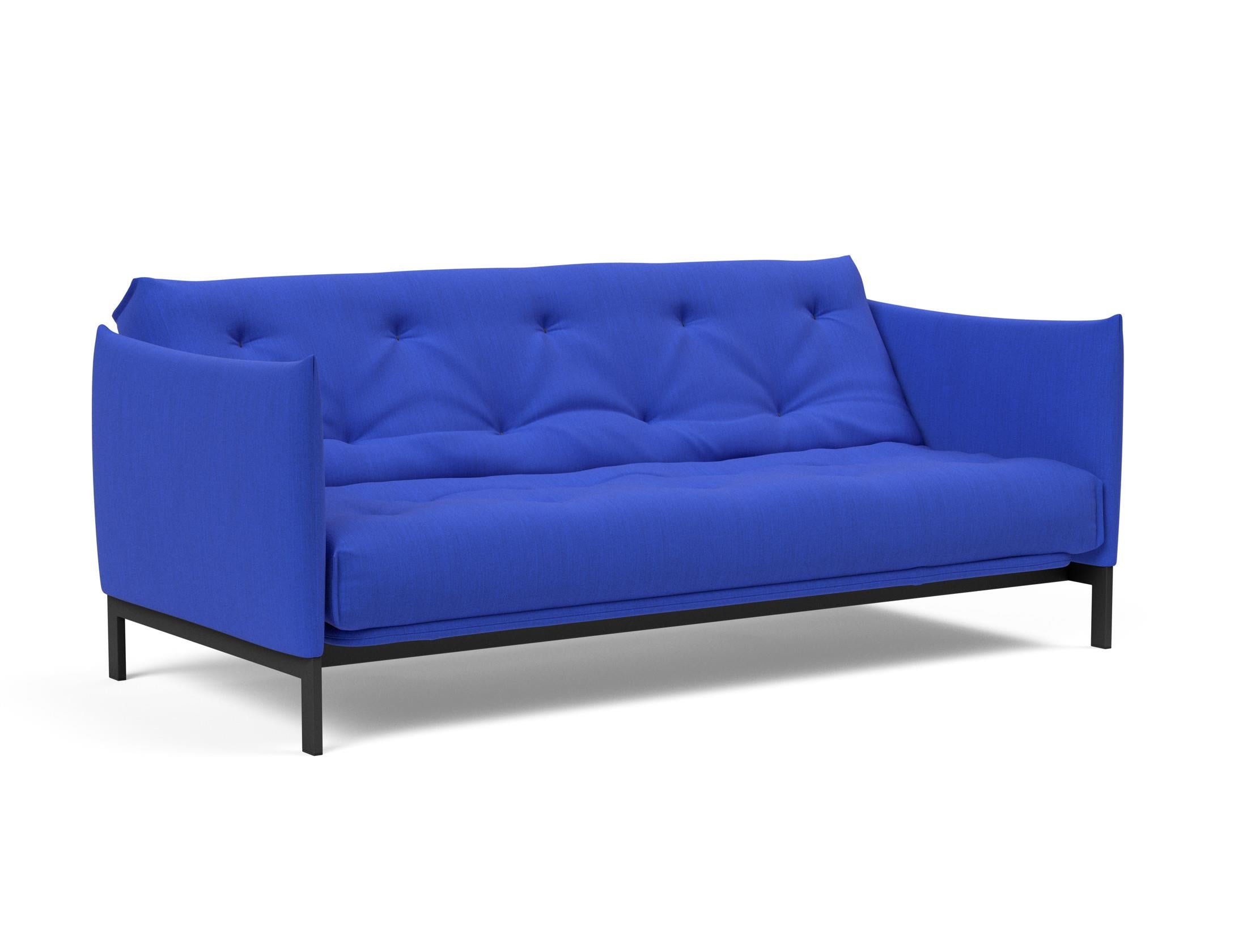 Erleben Sie das Junus 140 Bettsofa Nordic: Modernes Design und der weiche Soft Spring Bezug sorgen für höchsten Schlafkomfort und stilvolle Akzente.