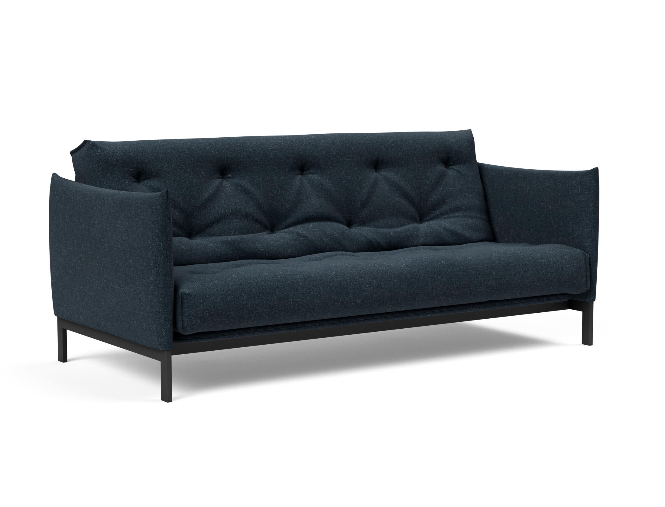 Erleben Sie das Junus 140 Bettsofa Nordic: Modernes Design und der weiche Soft Spring Bezug sorgen für höchsten Schlafkomfort und stilvolle Akzente.